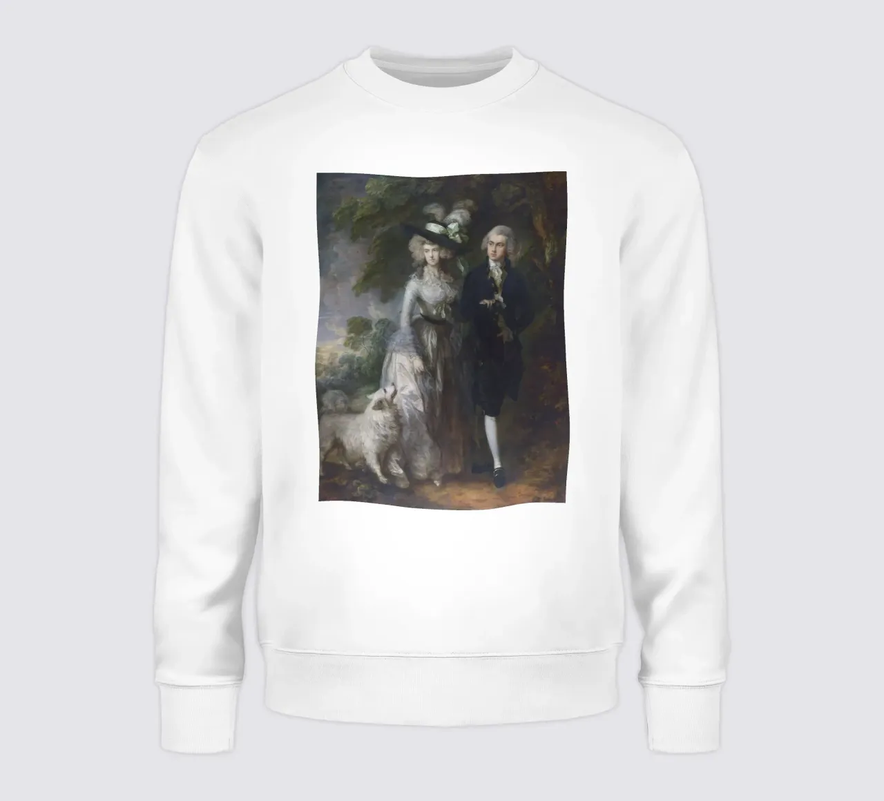 Thomas Gainsborough Signore e signora William Hallett felpa da Timeless Artworks