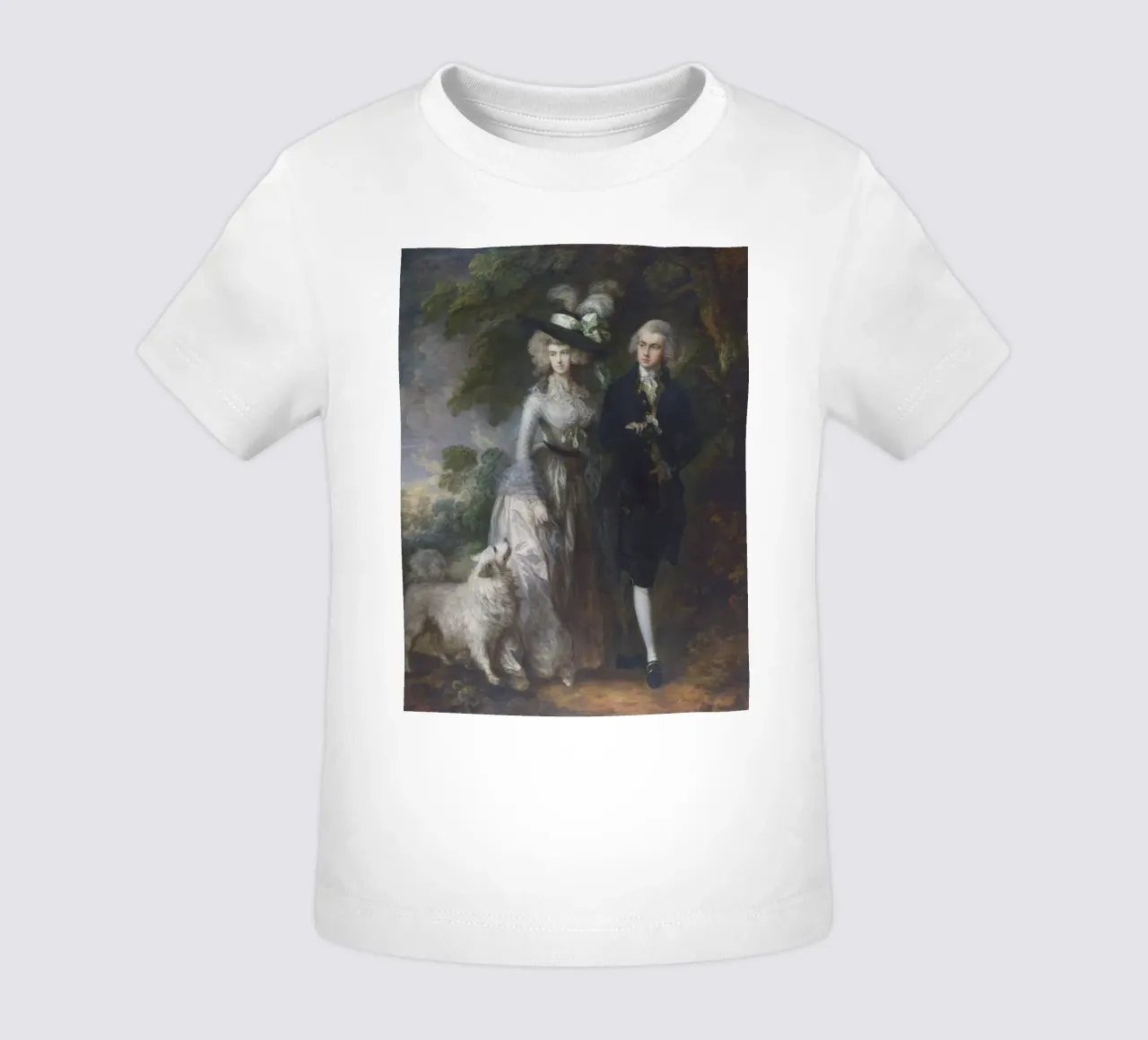 Thomas Gainsborough Signore e signora William Hallett maglietta neonato da Timeless Artworks