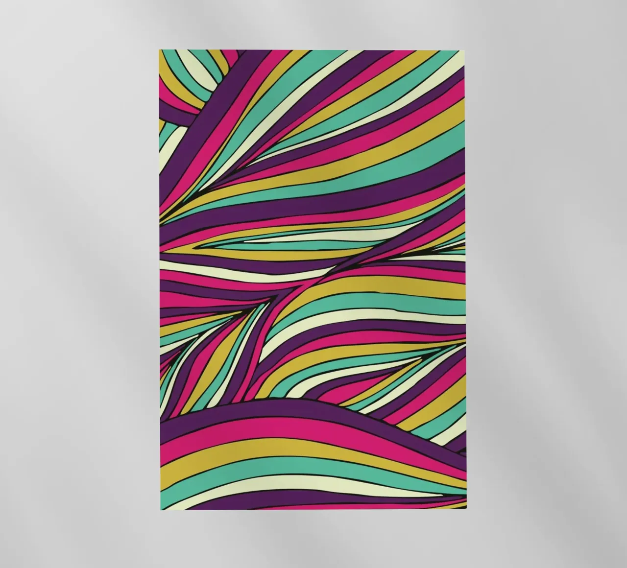 Tropical Leaves Linear Series pellicola backlit da Pom Graphic Design