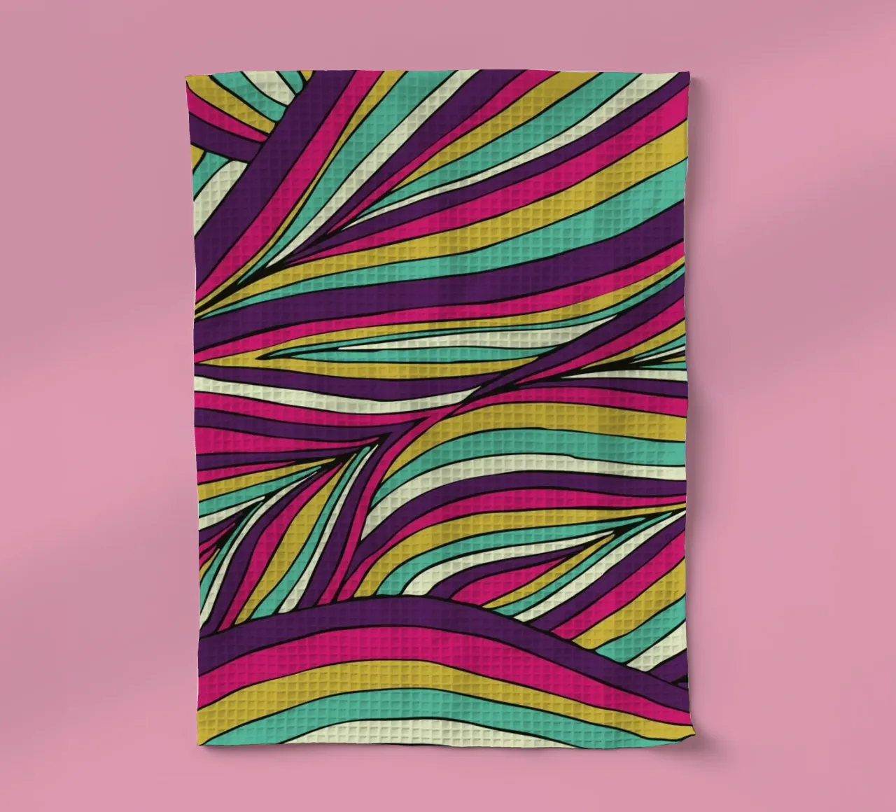 Tropical Leaves Linear Series canovaccio da cucina da Pom Graphic Design