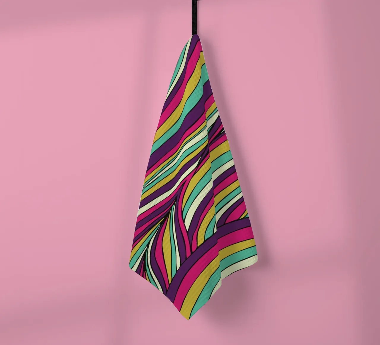 Tropical Leaves Linear Series canovaccio da cucina da Pom Graphic Design