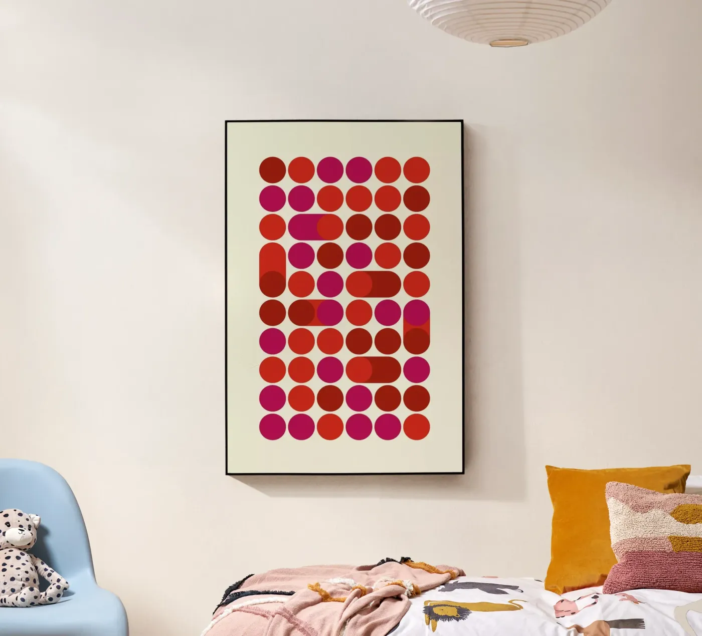 Red Bleep plexiglas de Bo Lundberg