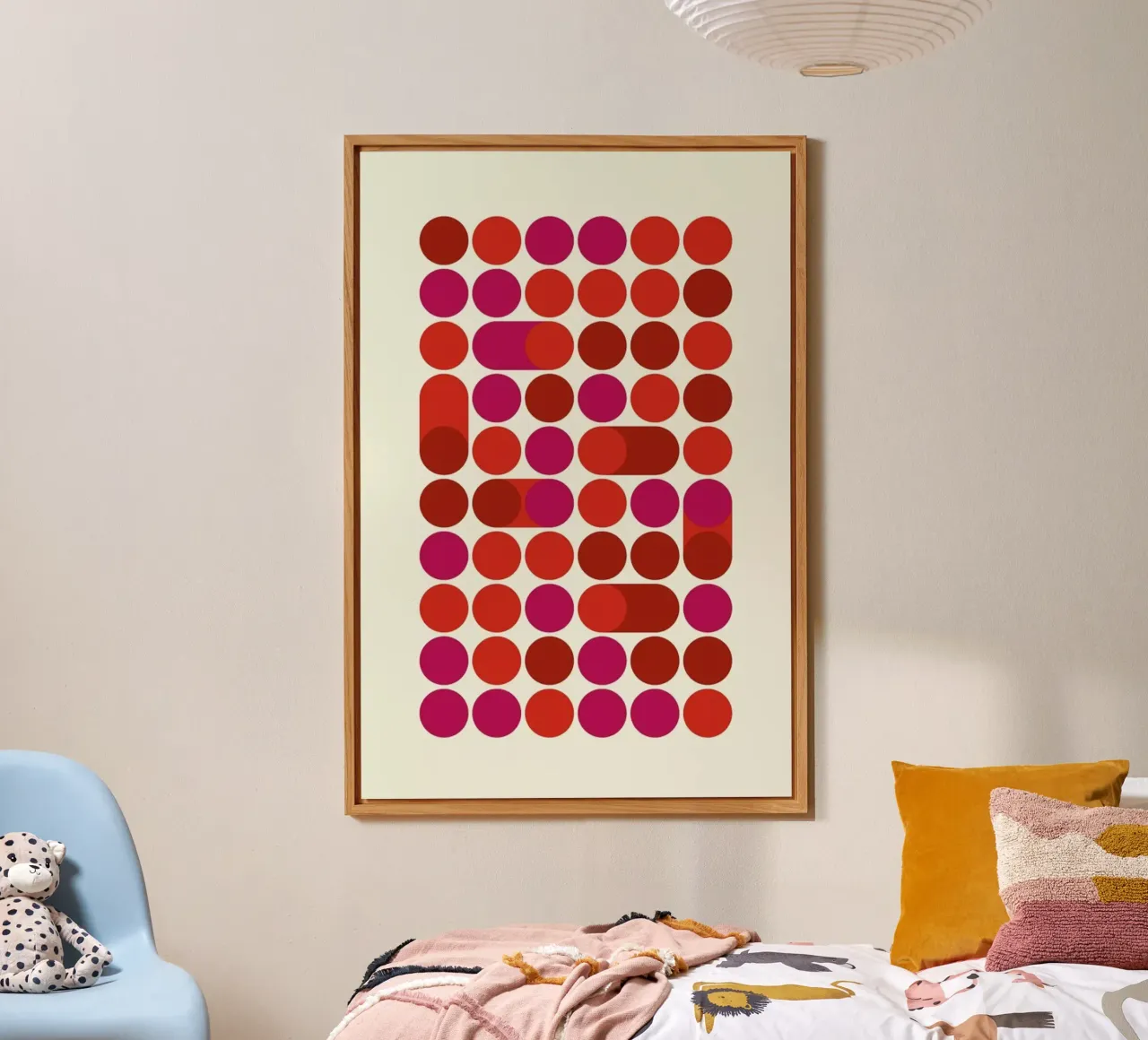 Red Bleep alluminio dibond da Bo Lundberg