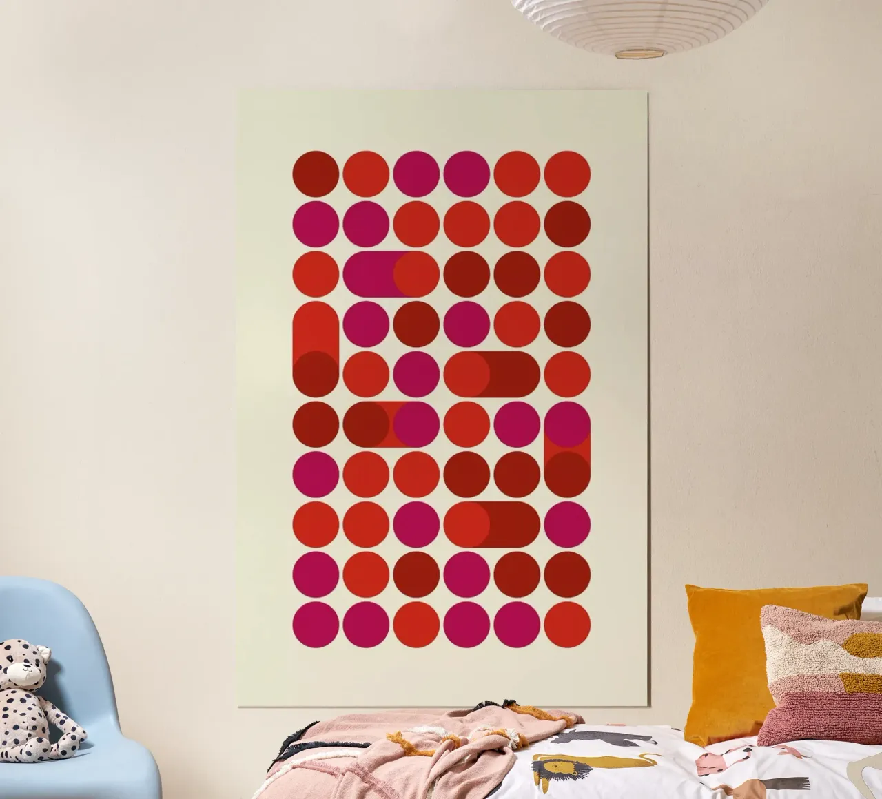 Red Bleep poster da Bo Lundberg