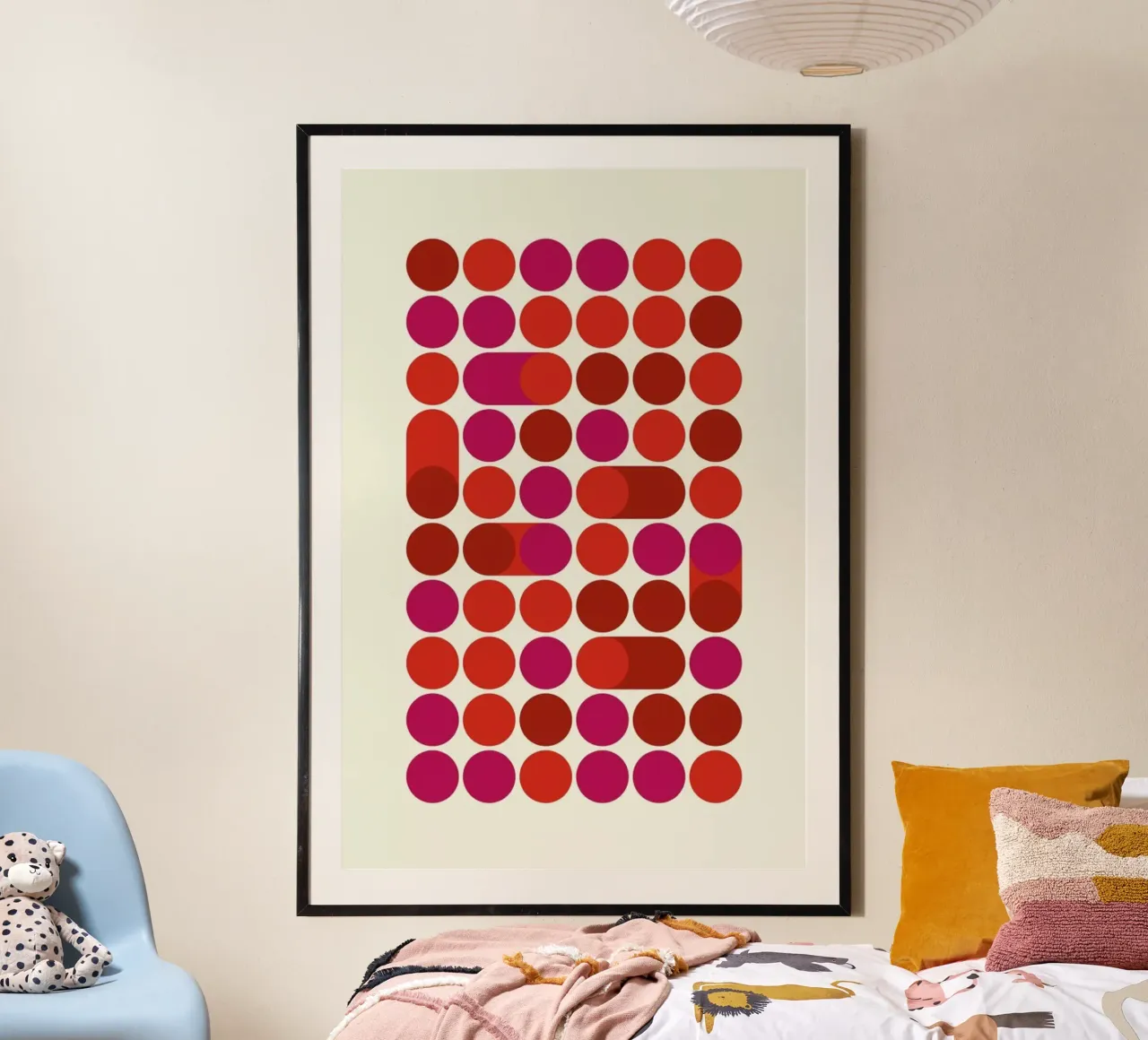 Red Bleep poster da Bo Lundberg