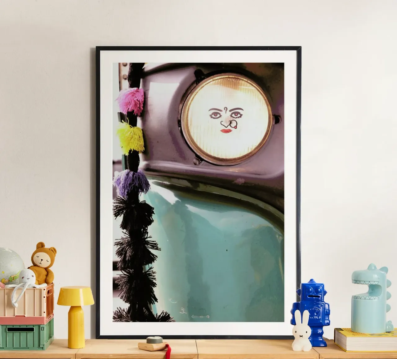 Ok Horn Please poster con telaio in plastica da Ballack Art House