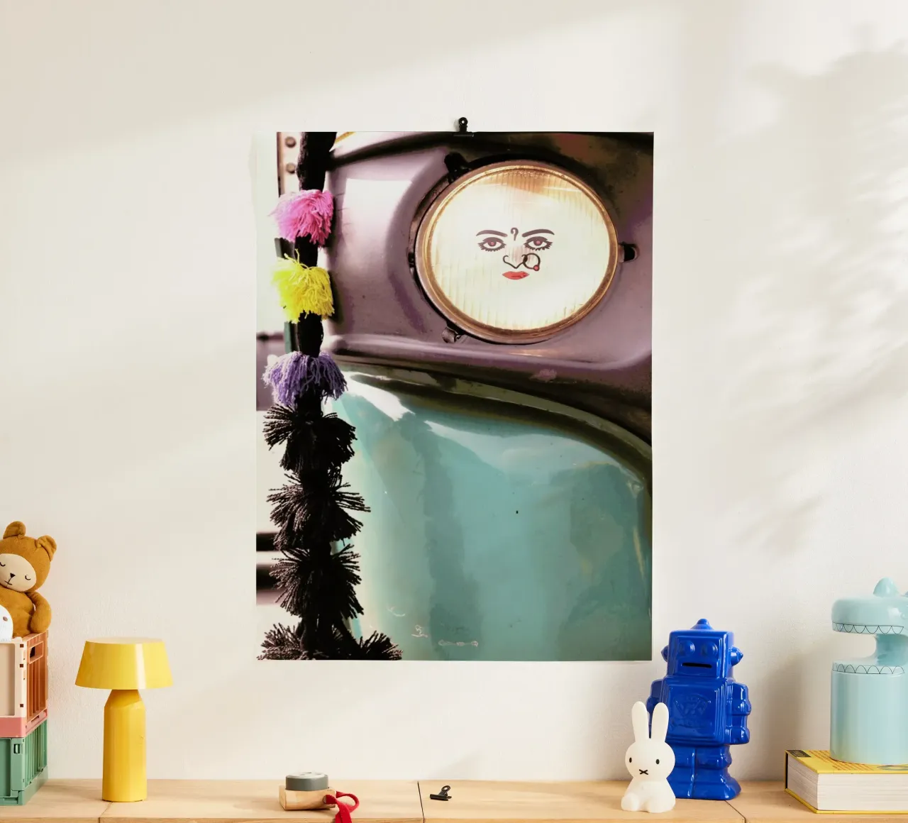 Ok Horn Please poster con telaio in plastica da Ballack Art House