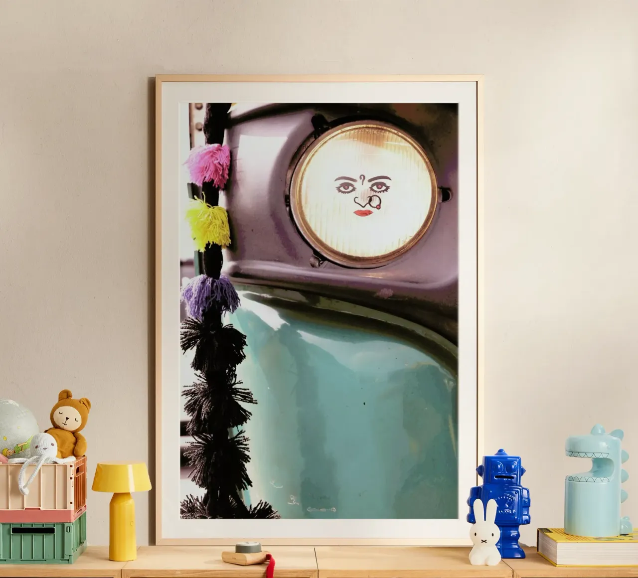 Ok Horn Please poster con telaio in plastica da Ballack Art House