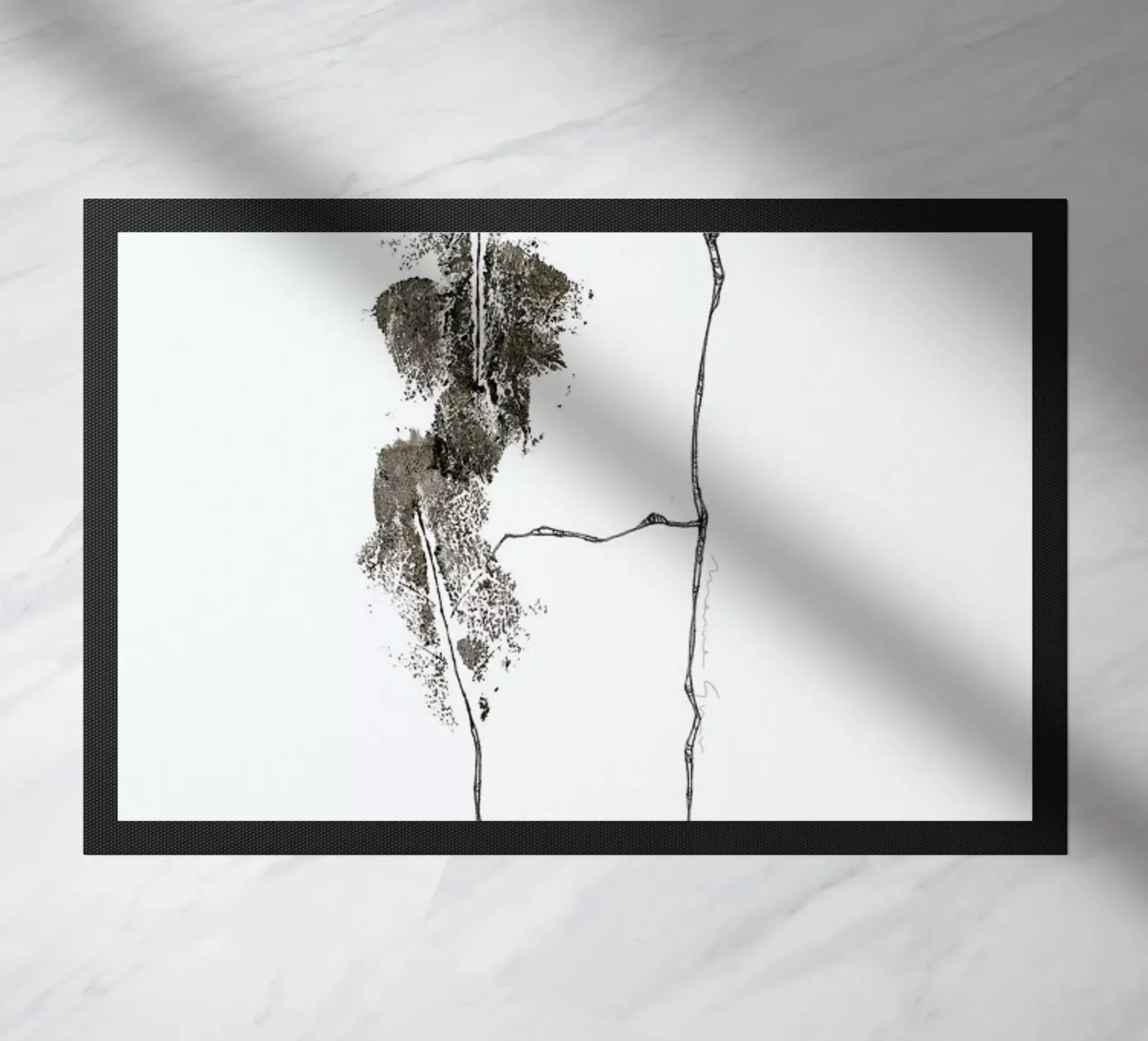 H Fußmatte von Marina Guiu