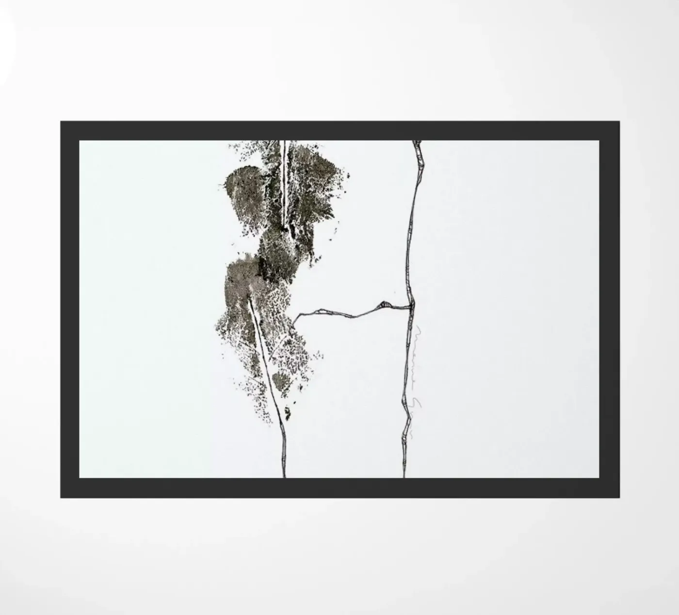 H Fußmatte von Marina Guiu