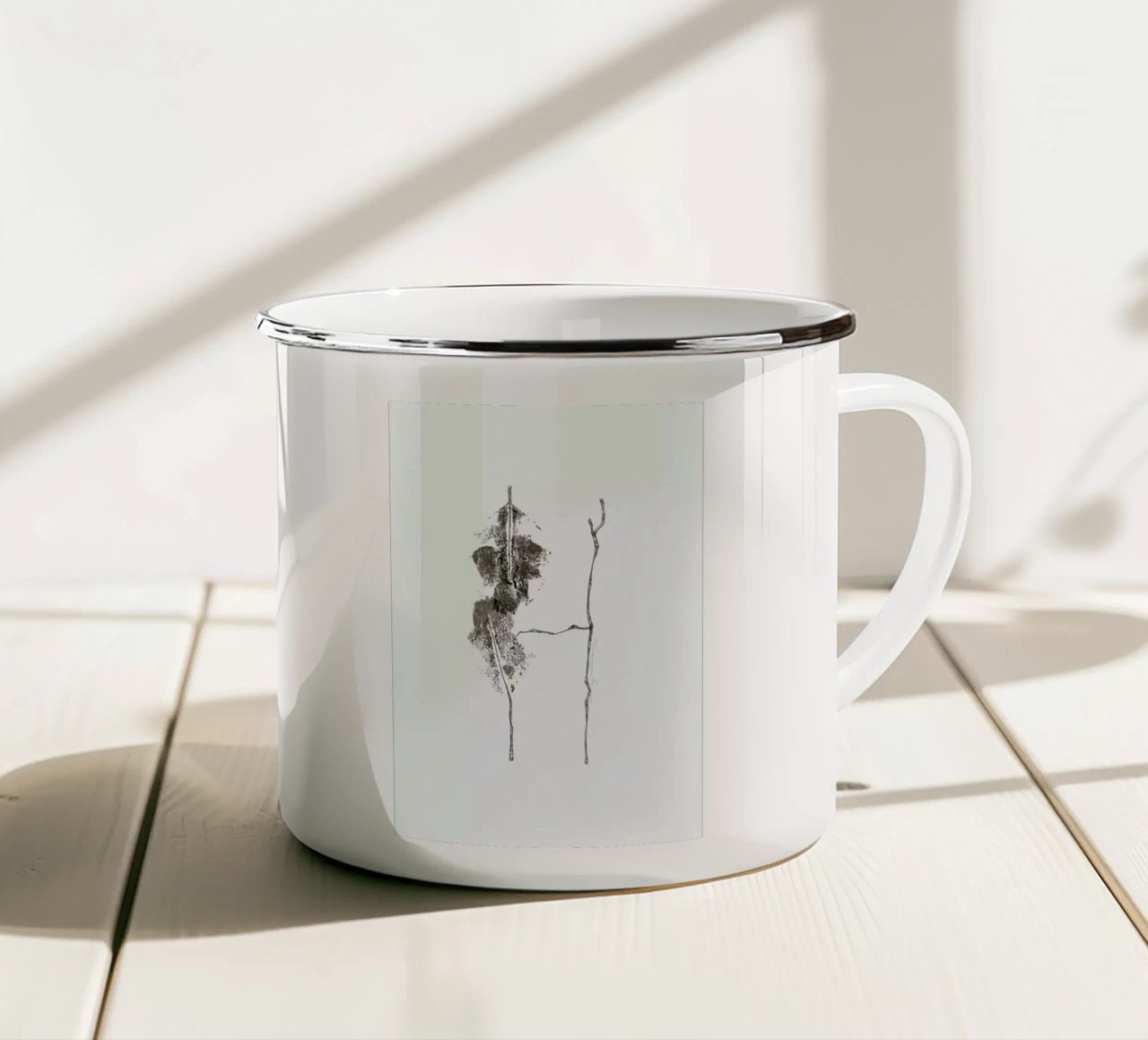H tazza in smalto da Marina Guiu