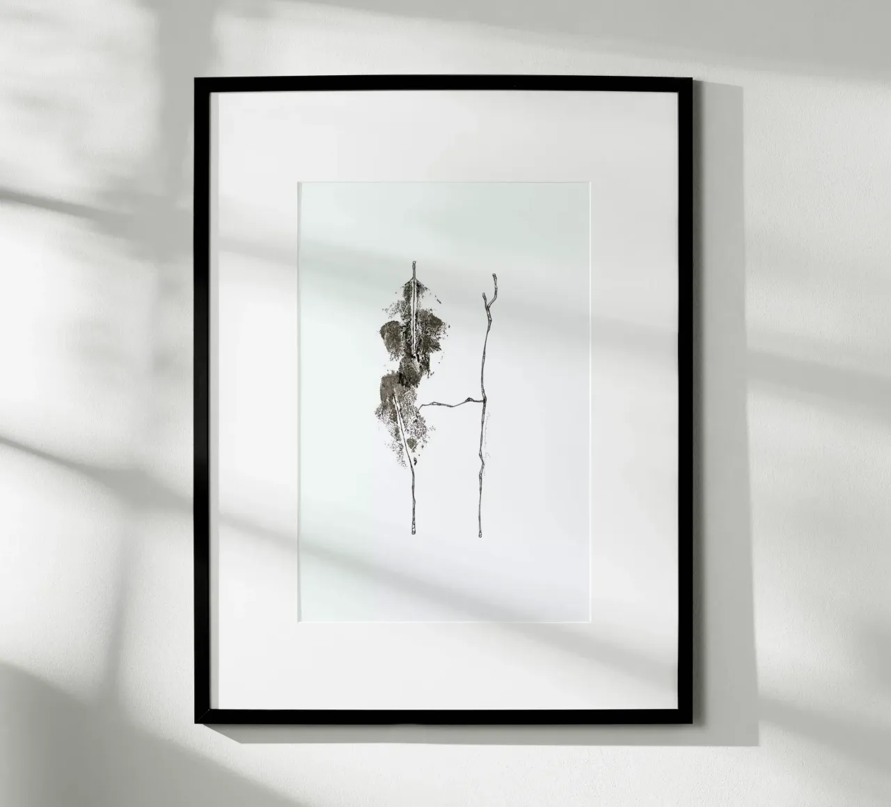 H poster con telaio in legno da Marina Guiu