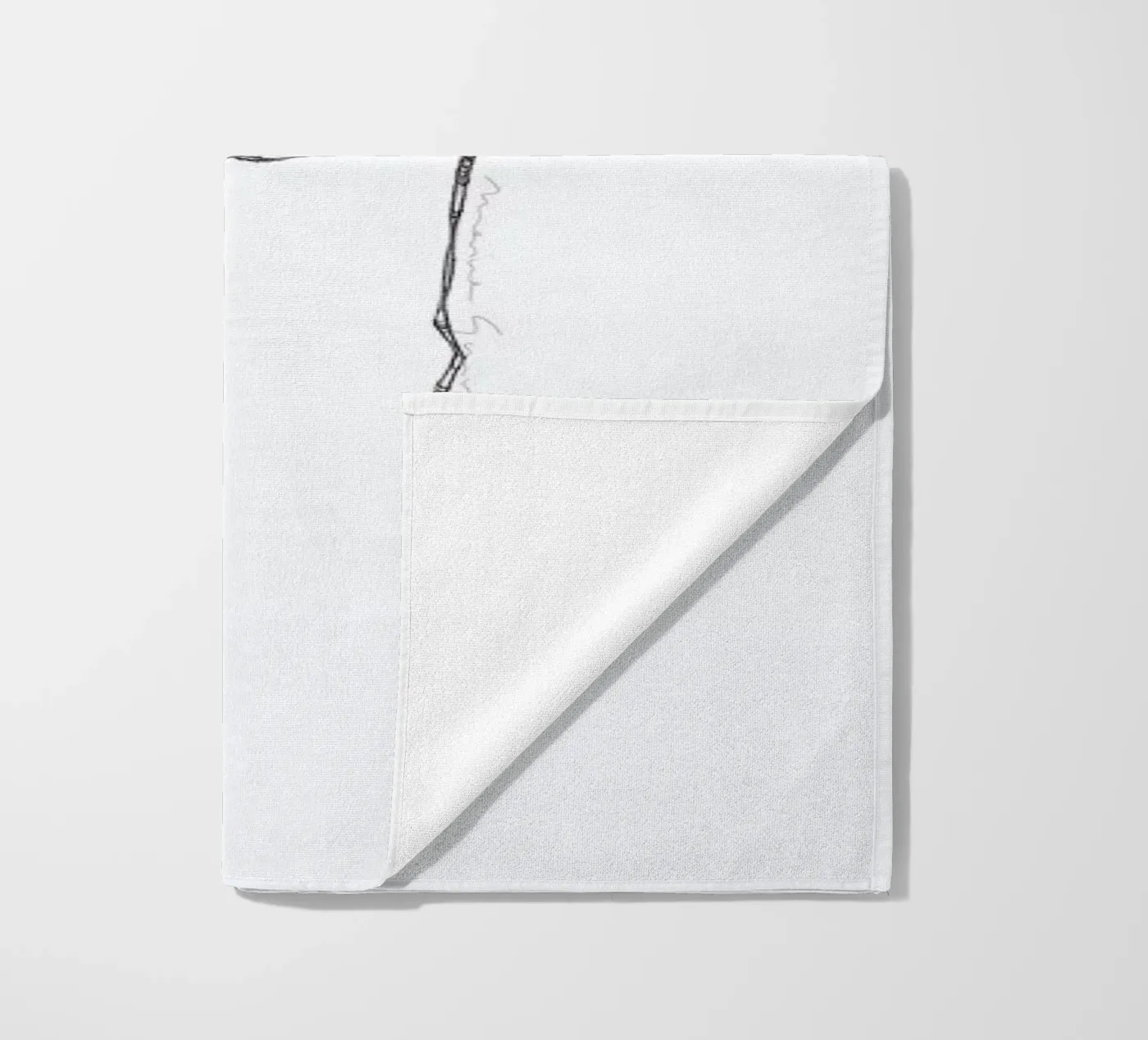 H beach towel by Marina Guiu