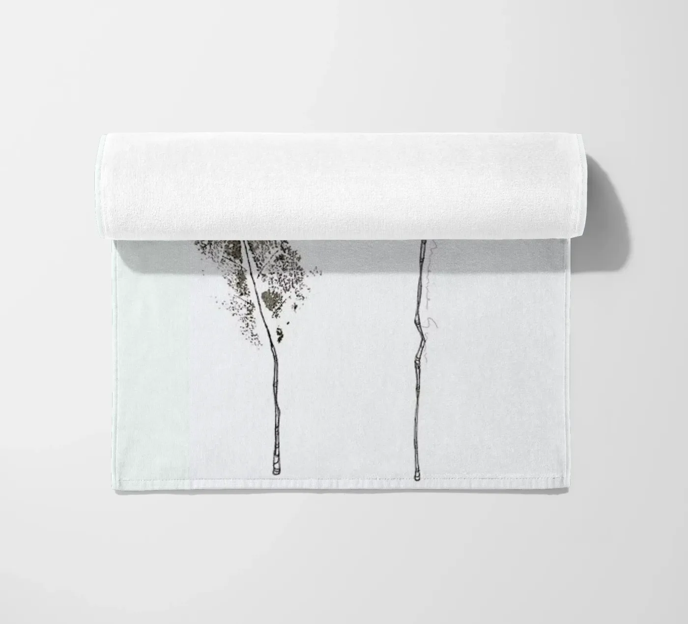 H beach towel by Marina Guiu