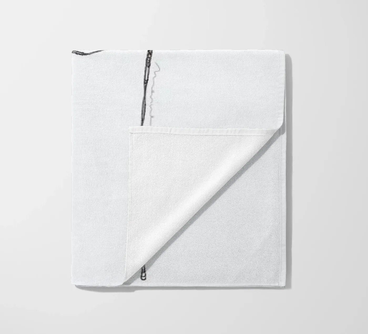 H beach towel by Marina Guiu