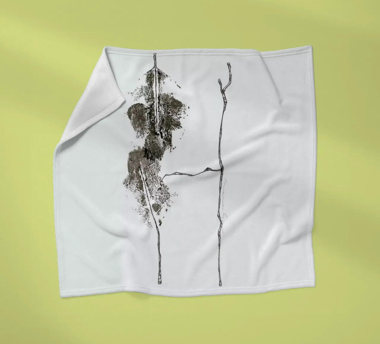 H fleecedeken van Marina Guiu