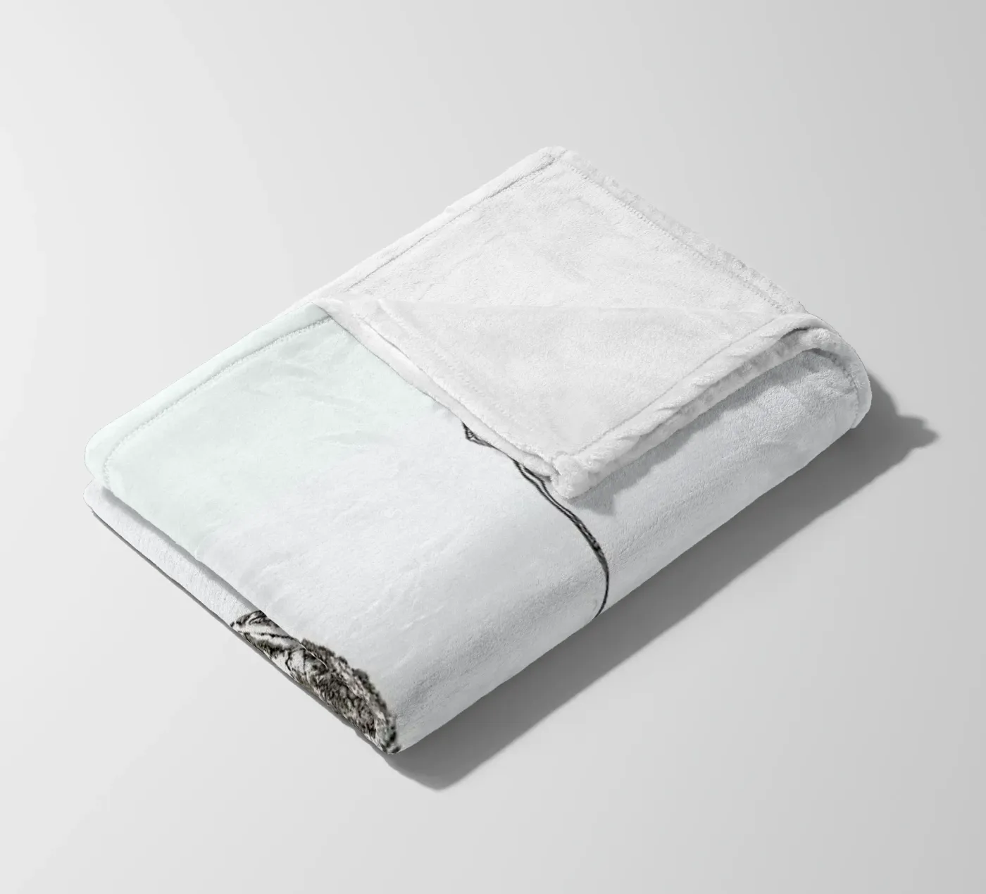 V fleecedeken van Marina Guiu