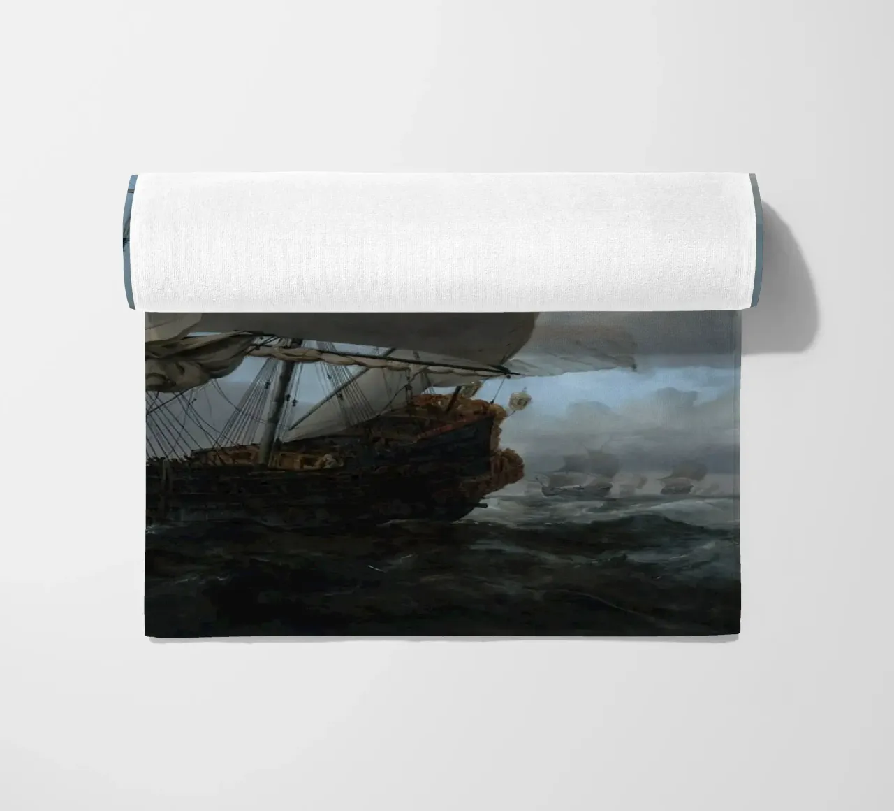 Willem van de Velde - La flotta olandese in assemblaggio telo mare da Timeless Artworks