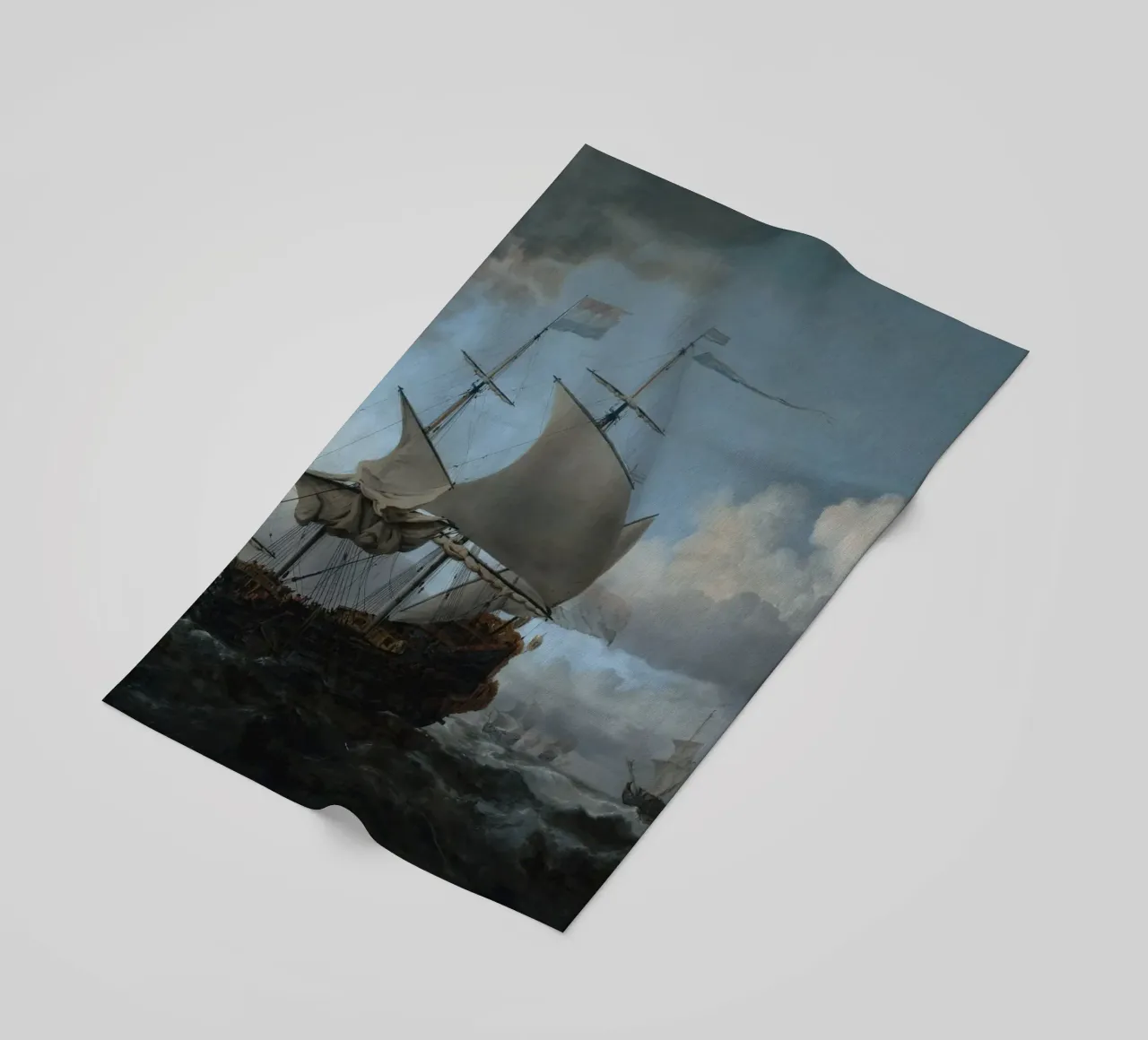 Willem van de Velde - La flotta olandese in assemblaggio telo mare da Timeless Artworks
