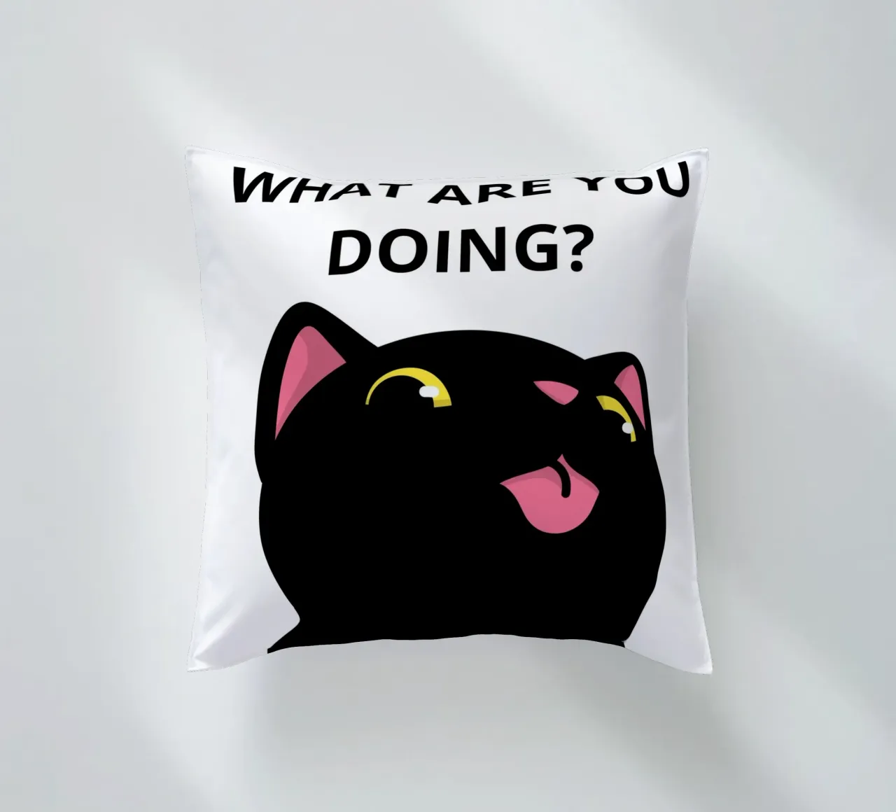 WHAT ARE YOU DOING? cuscino da LisaArtes