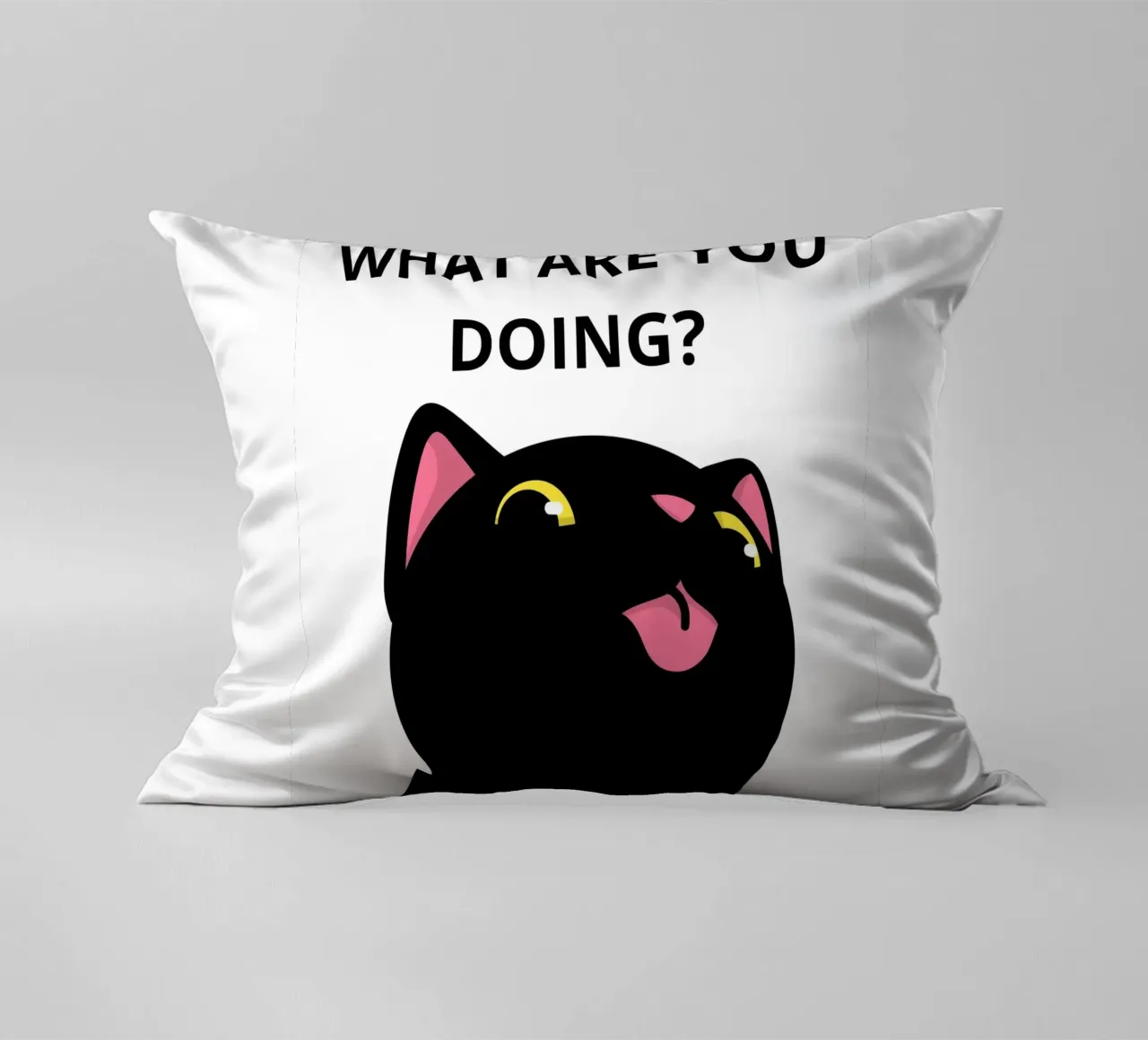 WHAT ARE YOU DOING? cuscino da LisaArtes