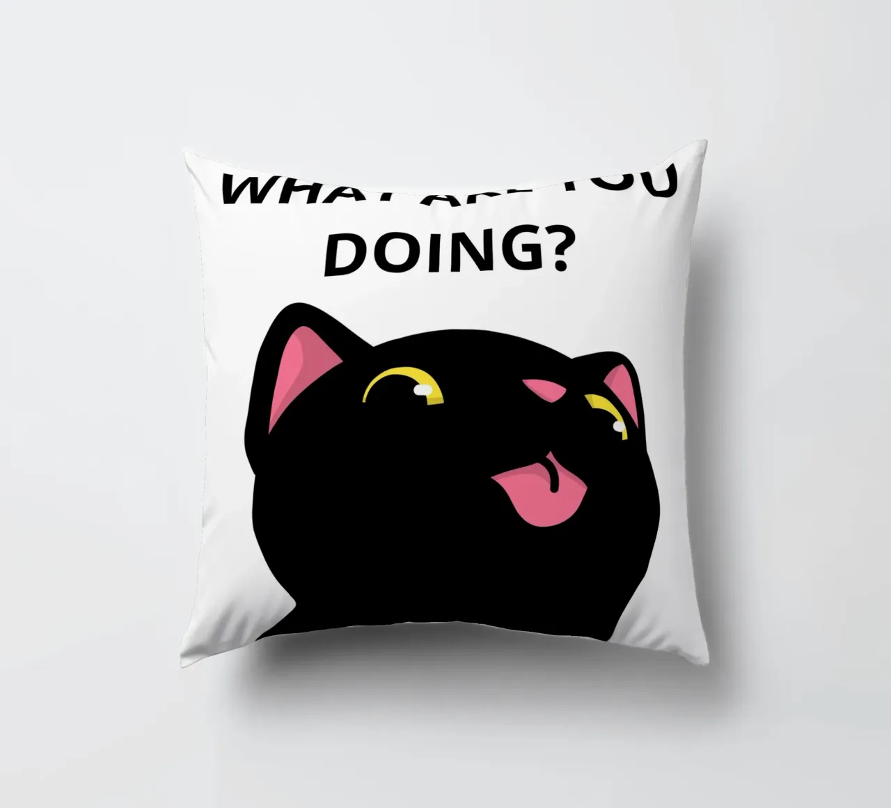 WHAT ARE YOU DOING? cuscino da LisaArtes
