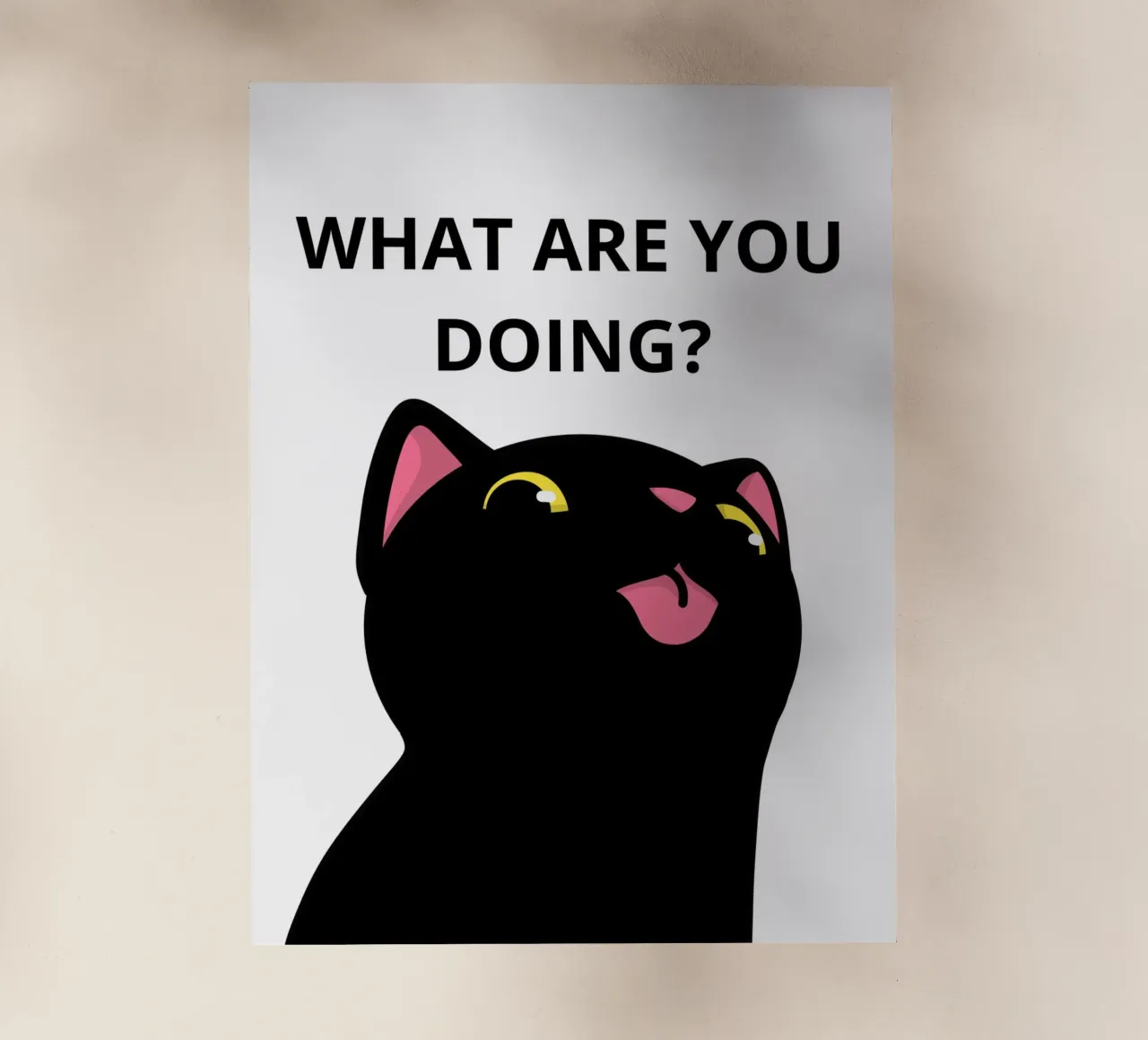 WHAT ARE YOU DOING? pellicola backlit da LisaArtes