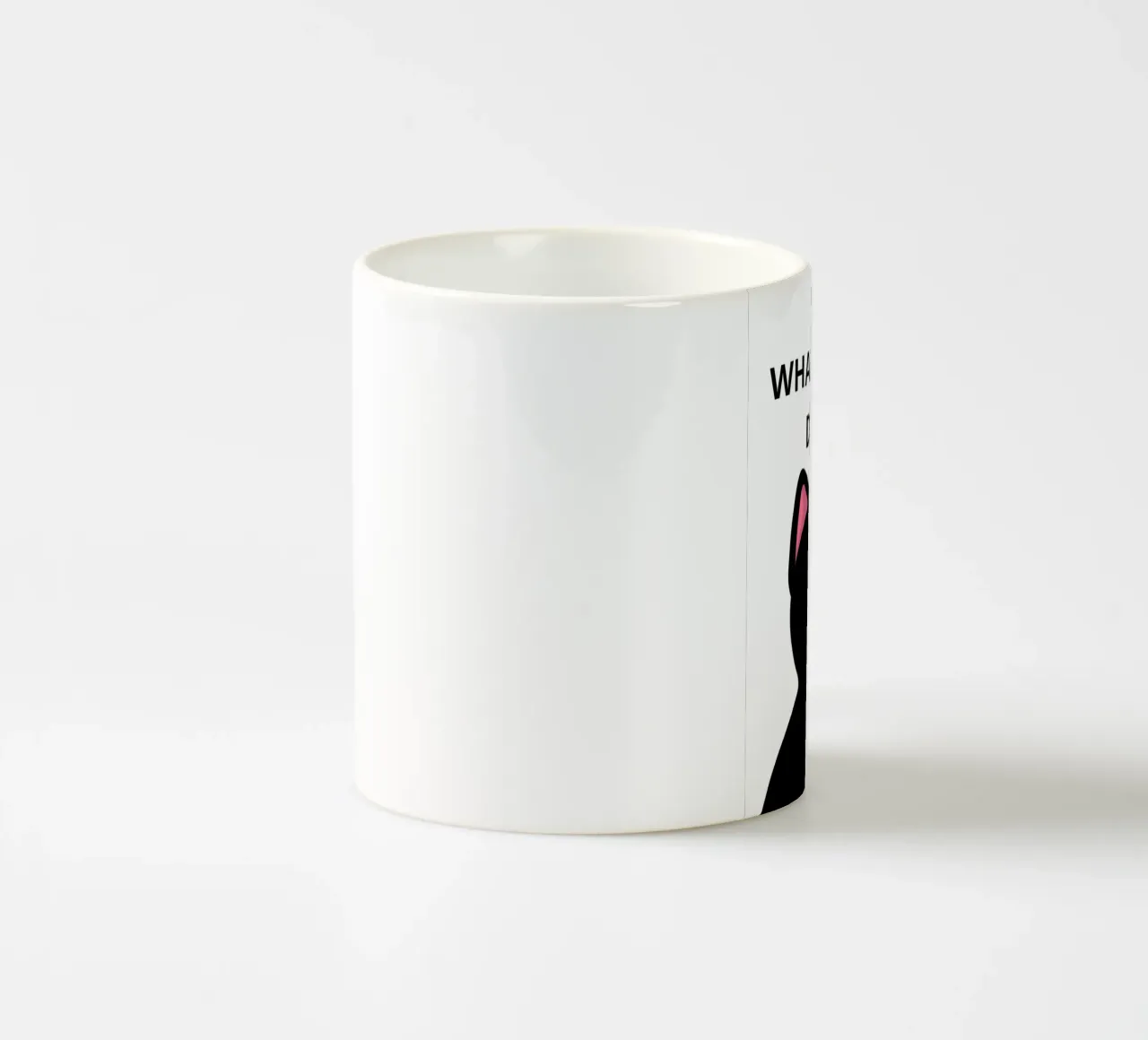 WHAT ARE YOU DOING? tazza in ceramica da LisaArtes
