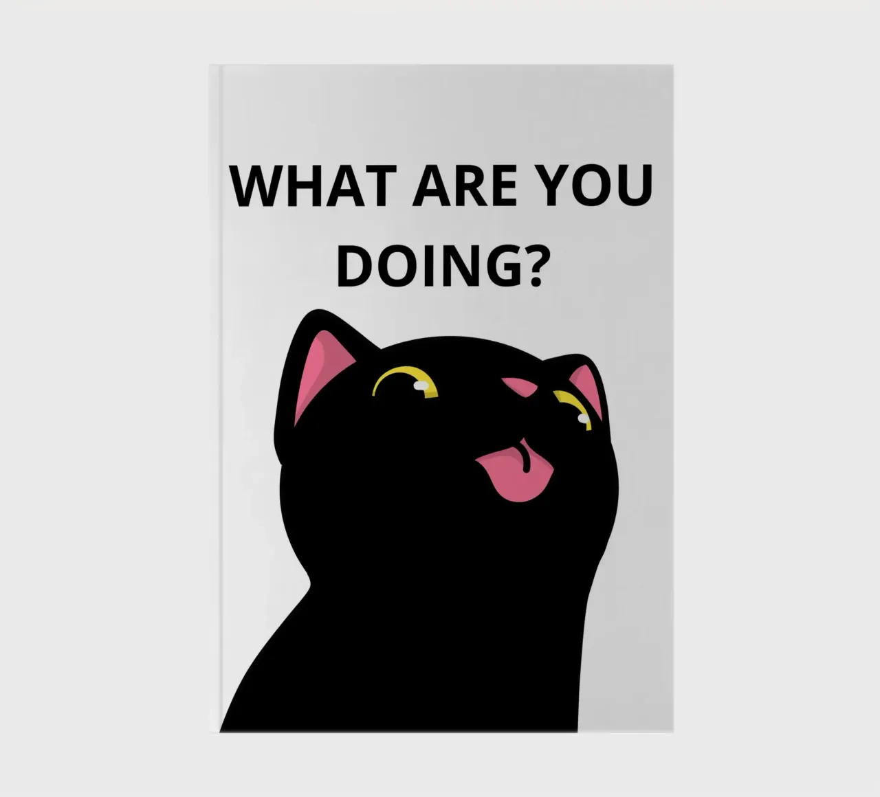 WHAT ARE YOU DOING? notebook by LisaArtes