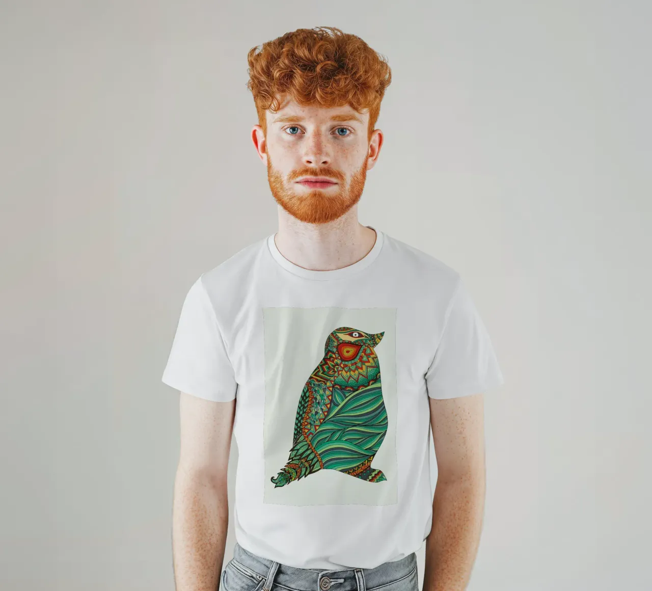 Ethnic Penguin t-shirt by Pom Graphic Design