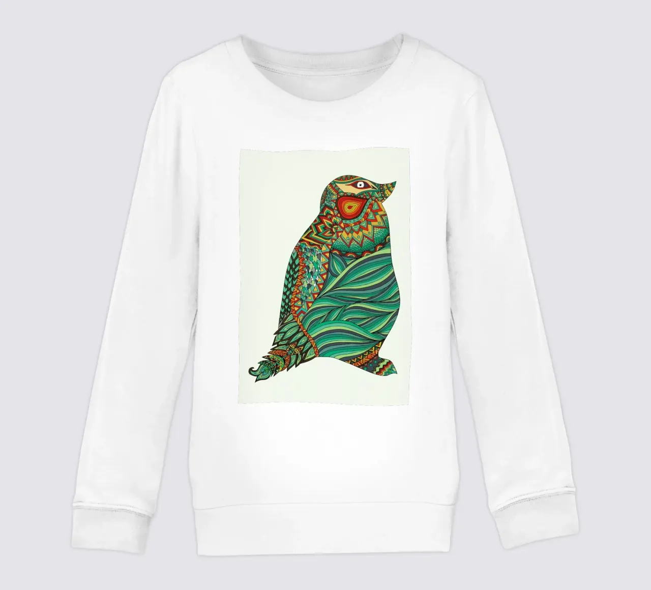 Ethnic Penguin felpa bambino da Pom Graphic Design