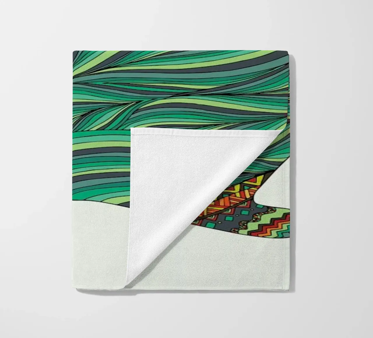 Ethnic Penguin telo mare da Pom Graphic Design