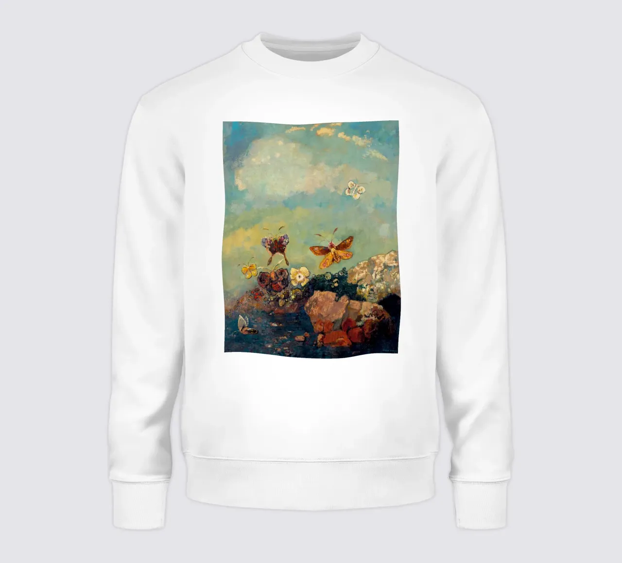 Odilon Redon - Farfalle felpa da Timeless Artworks