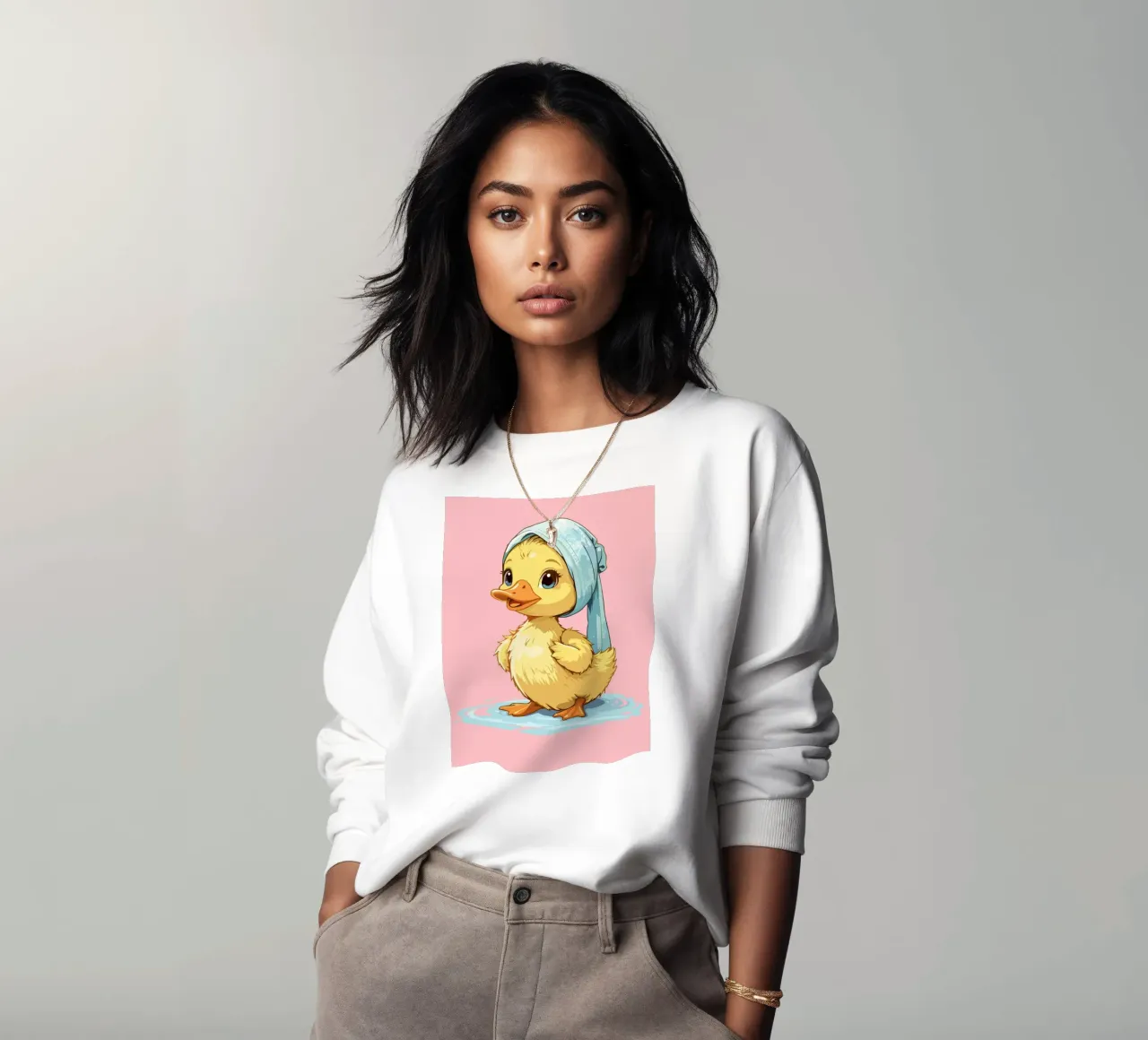 Cute duckling sweatshirt van LisaArtes
