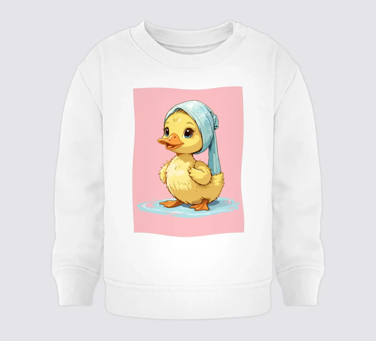 Cute duckling felpa neonato da LisaArtes