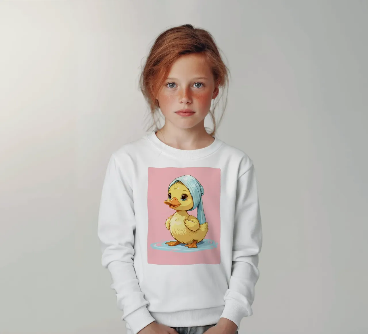 Cute duckling felpa bambino da LisaArtes