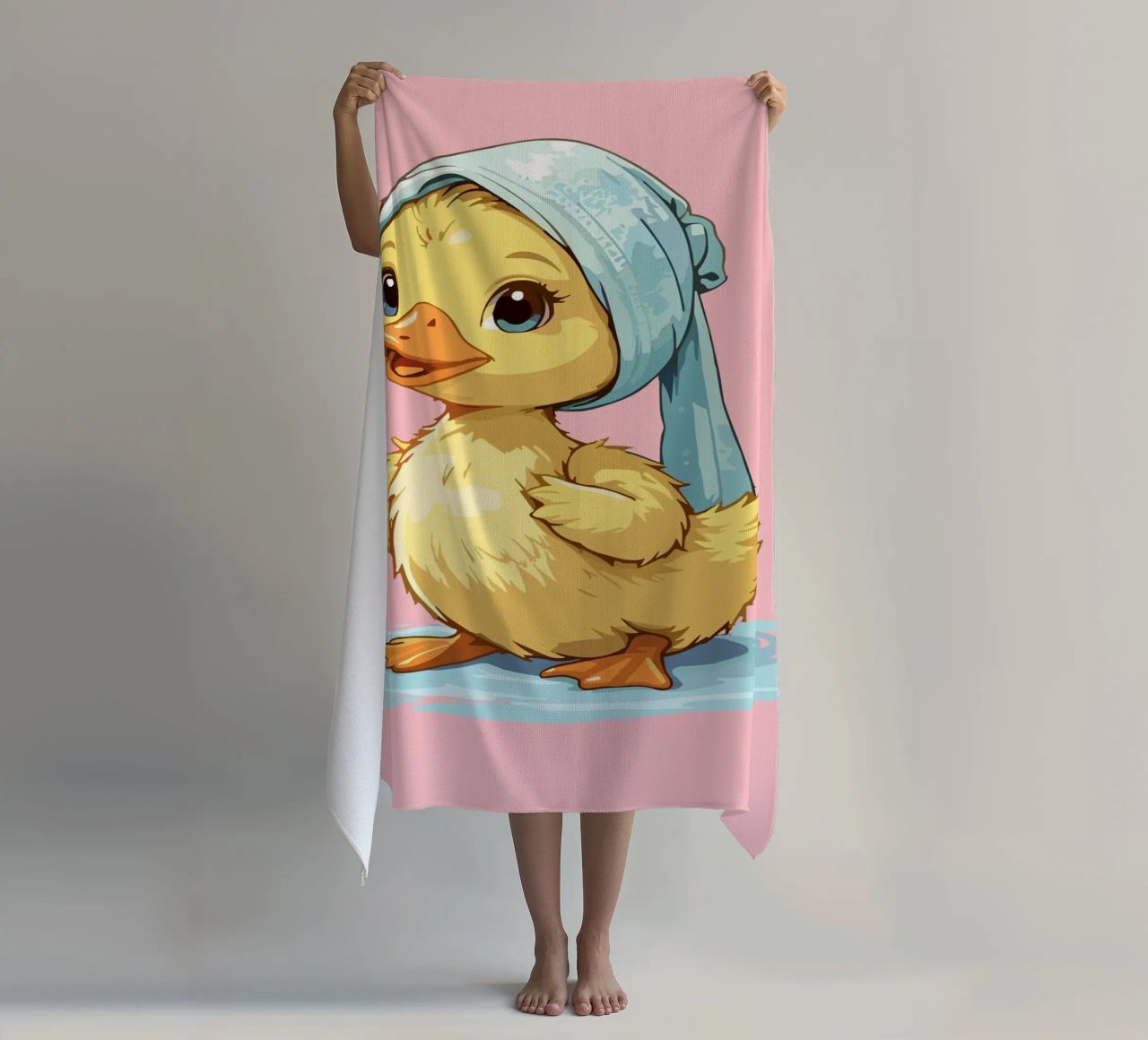 Cute duckling serviette de plage de LisaArtes