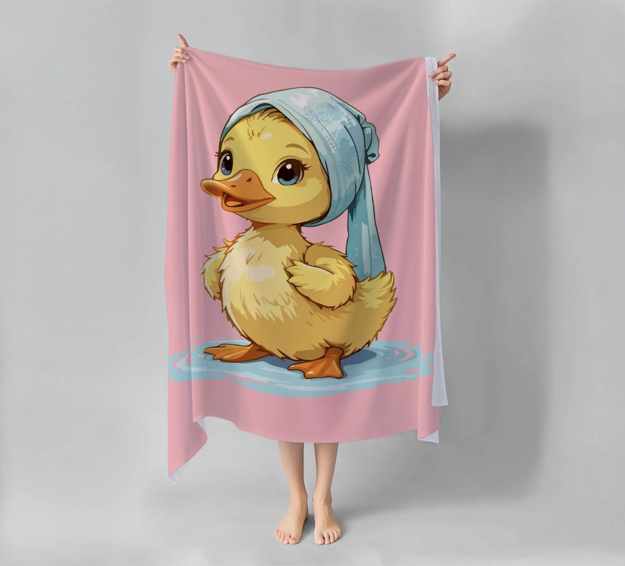 Cute duckling serviette de plage de LisaArtes