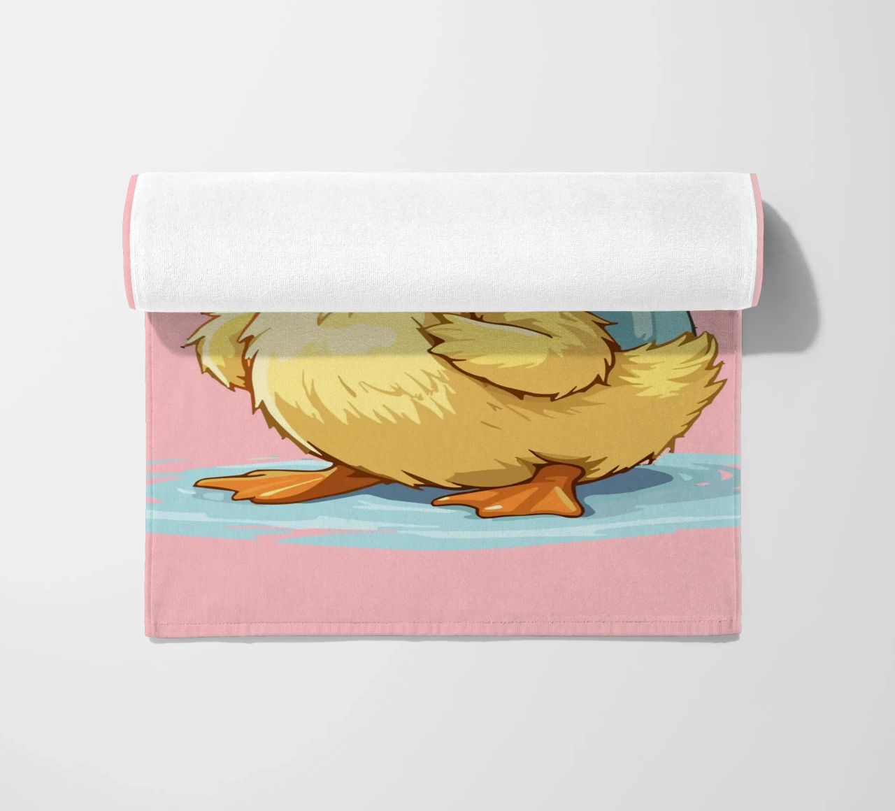 Cute duckling serviette de plage de LisaArtes