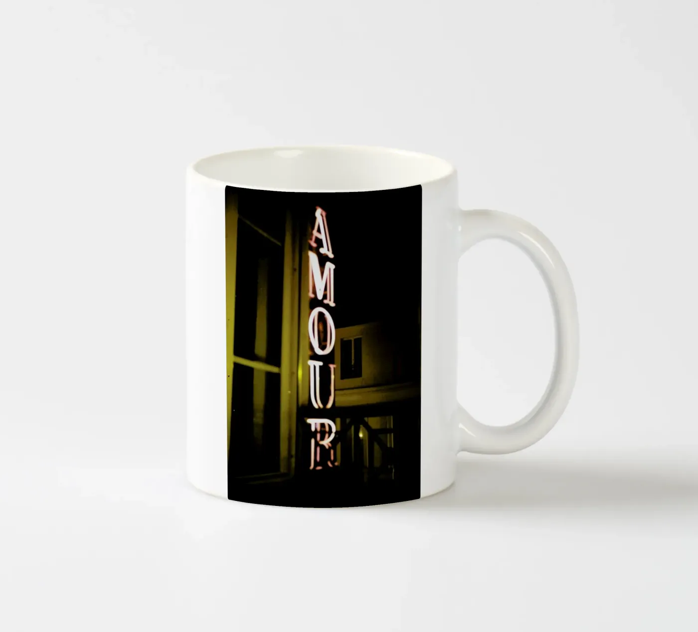 Amour ceramic mug by NET Talents GmbH