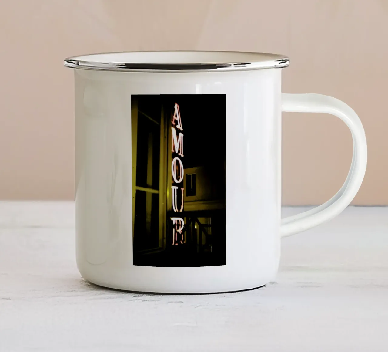 Amour tazza in smalto da NET Talents GmbH