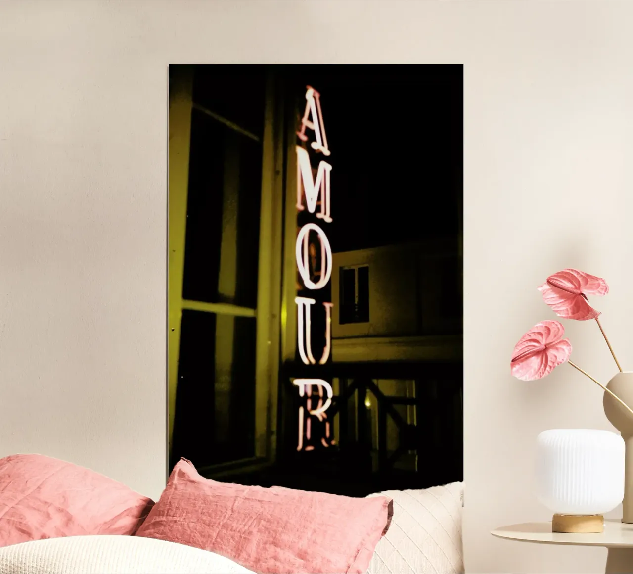 Amour poster con telaio in plastica da NET Talents GmbH