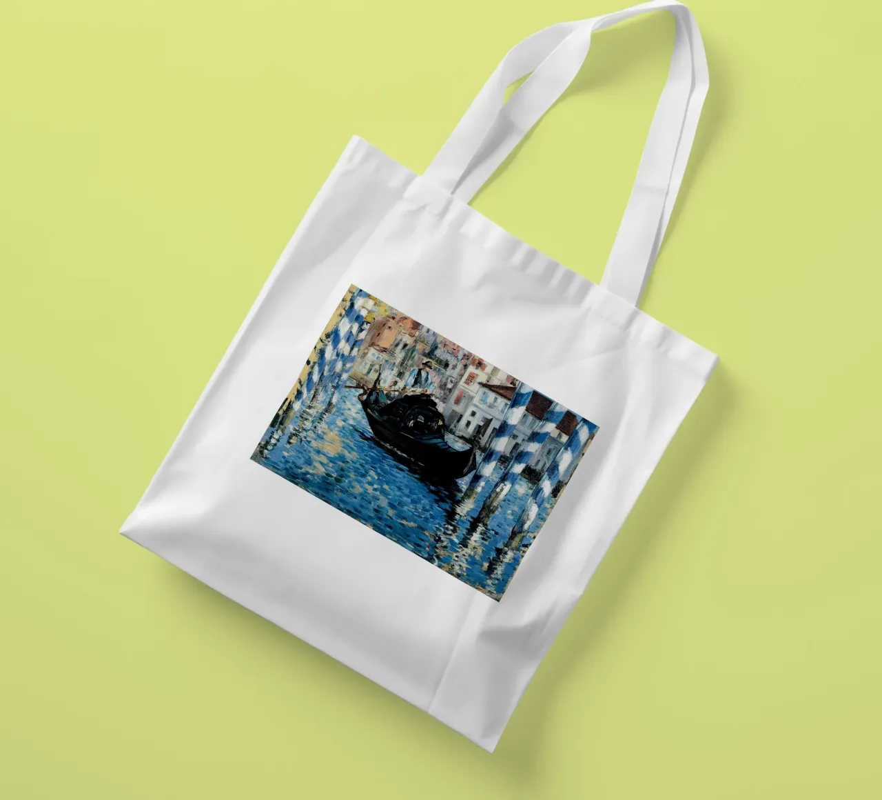 Edouard Manet - Venezia blu borsa in juta da Timeless Artworks