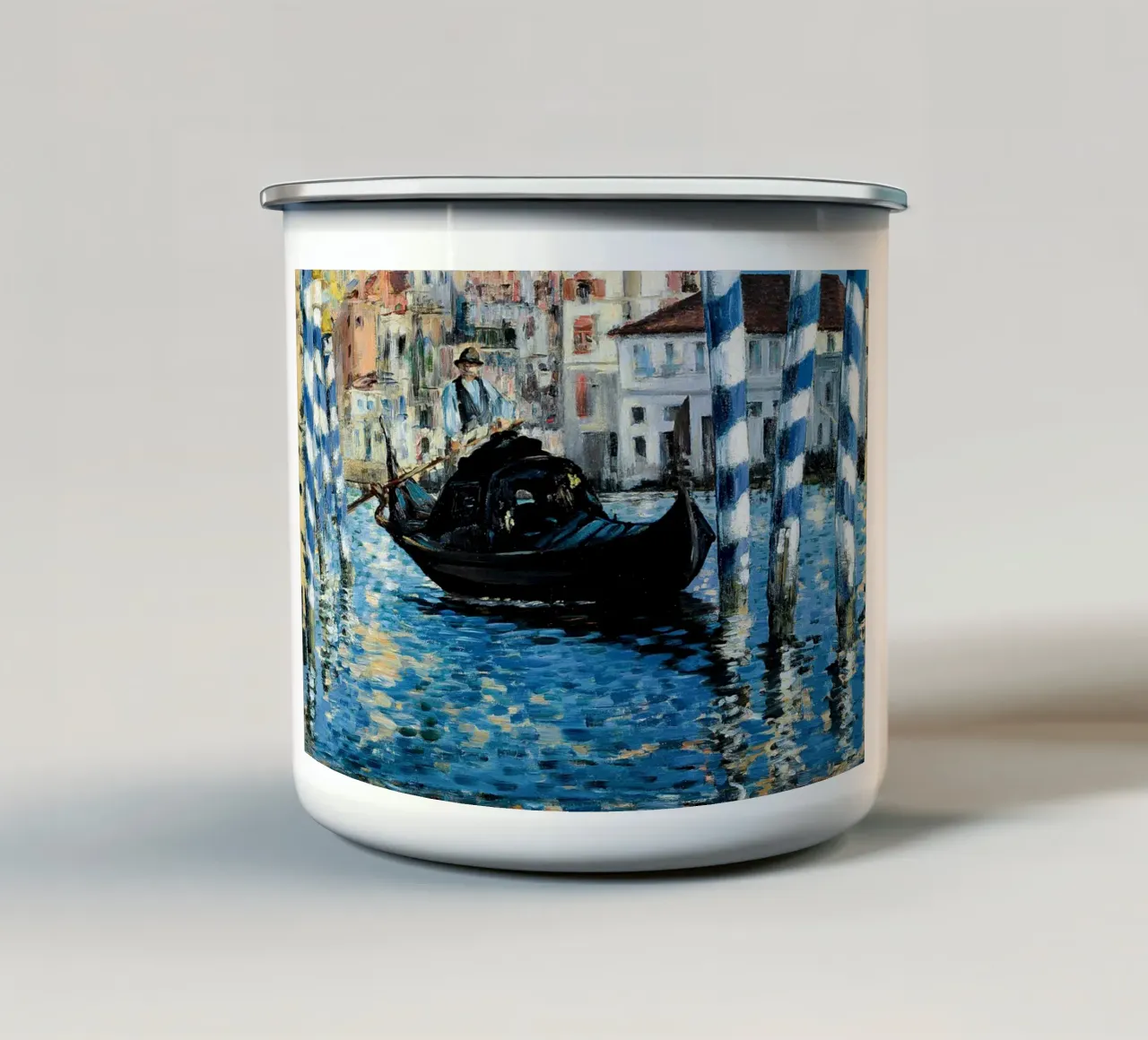 Edouard Manet - Venezia blu tazza in smalto da Timeless Artworks