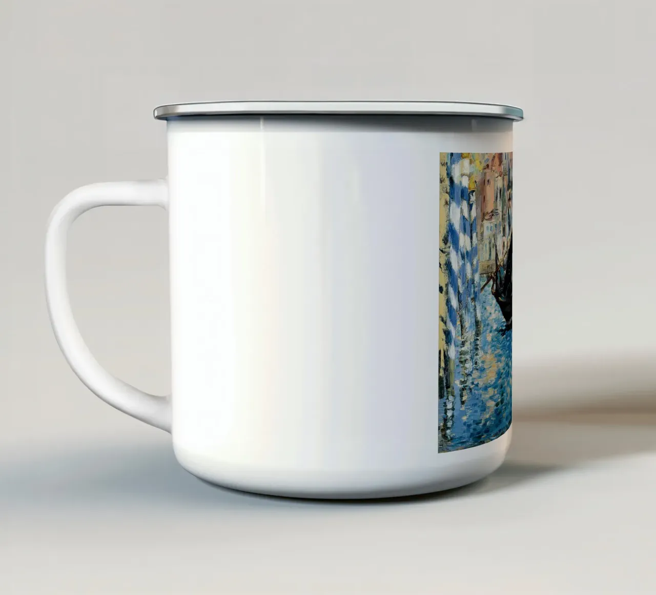 Edouard Manet - Venezia blu tazza in smalto da Timeless Artworks