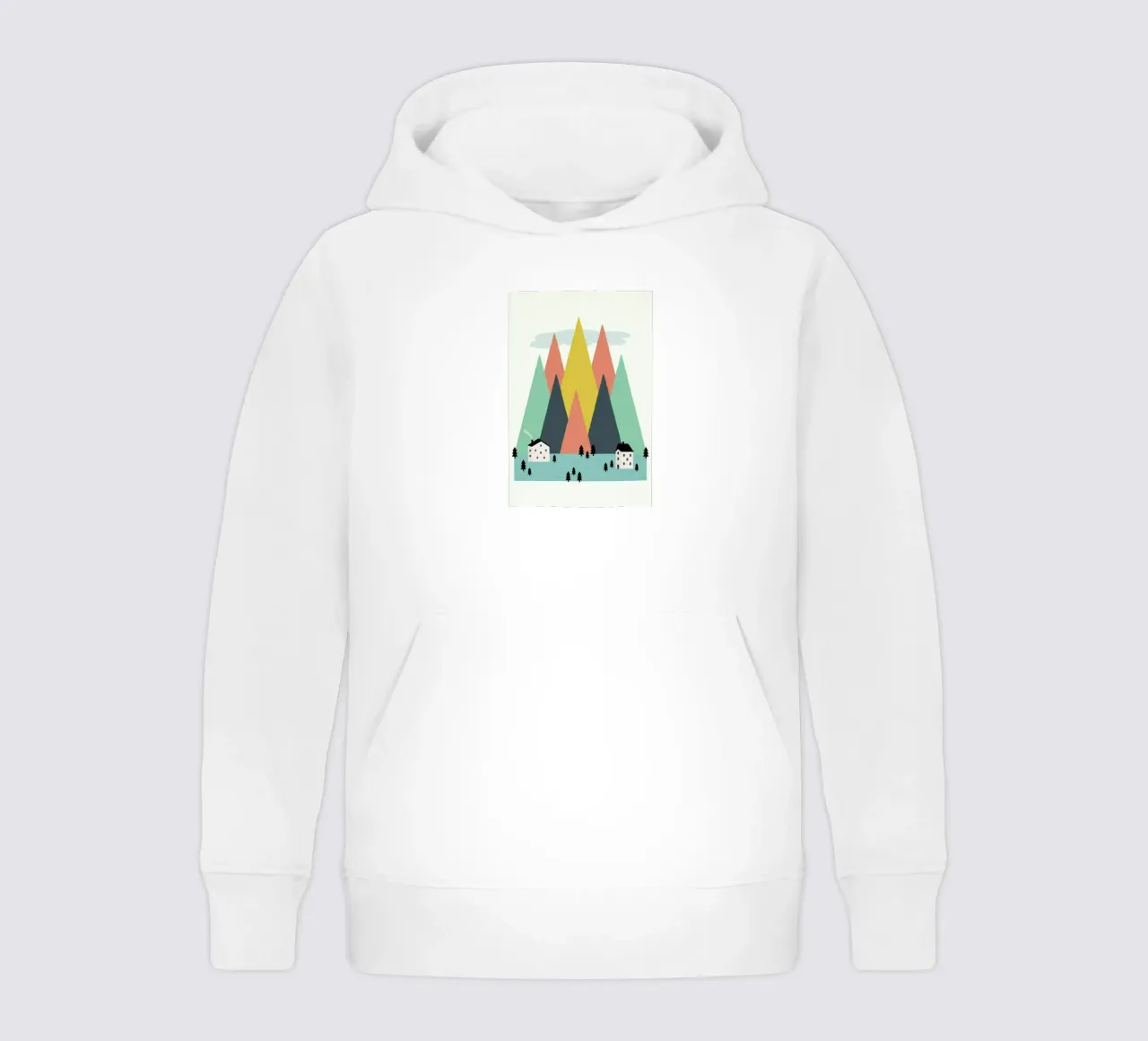 The High Mountains sudadera con capucha para niño de Karin Bijlsma