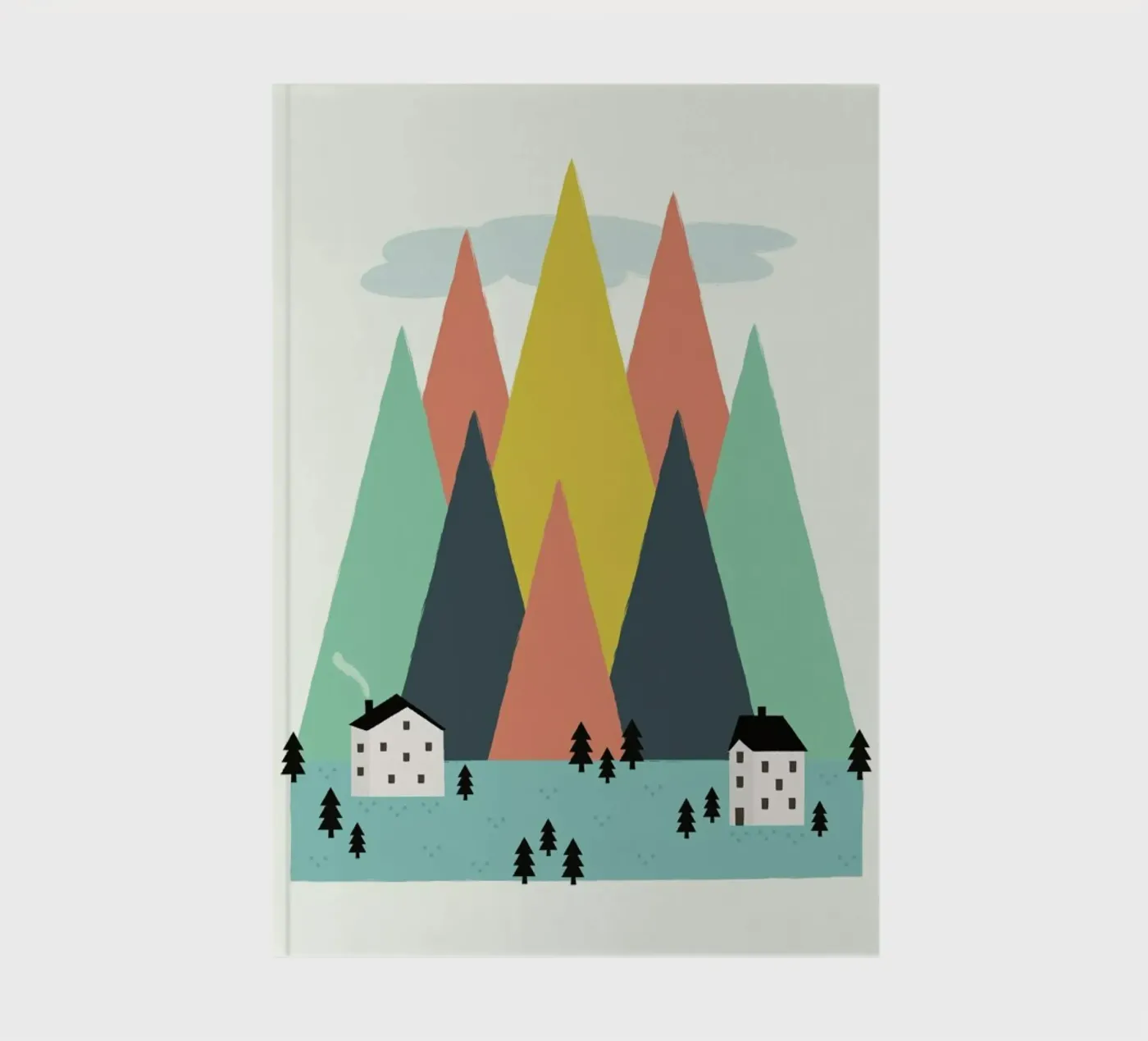 The High Mountains notebook by Karin Bijlsma