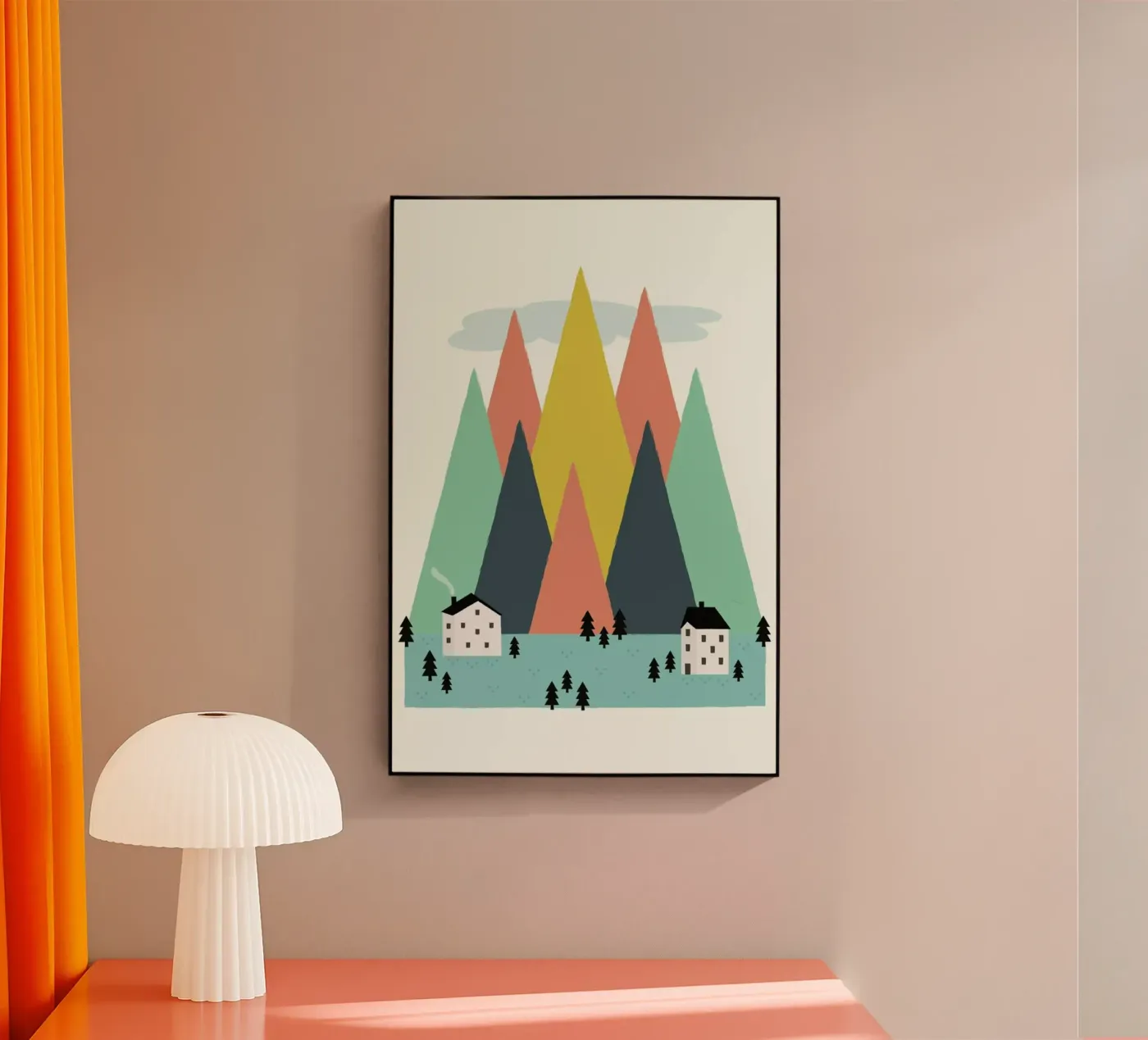 The High Mountains Acryl-Glas von Karin Bijlsma