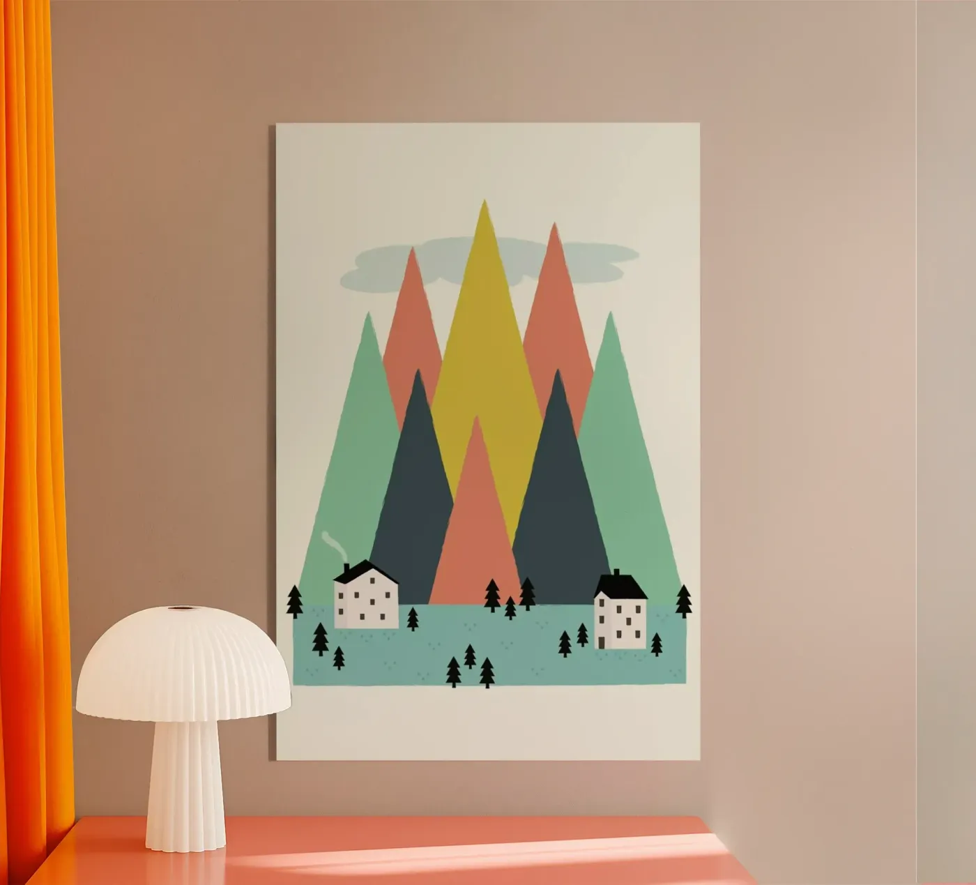 The High Mountains Acryl-Glas von Karin Bijlsma