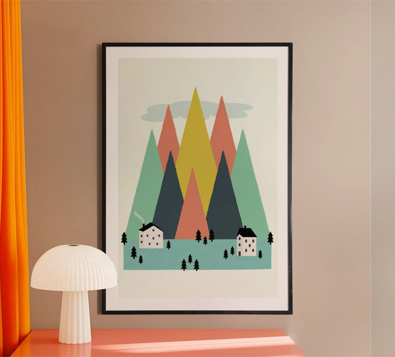 The High Mountains Poster von Karin Bijlsma